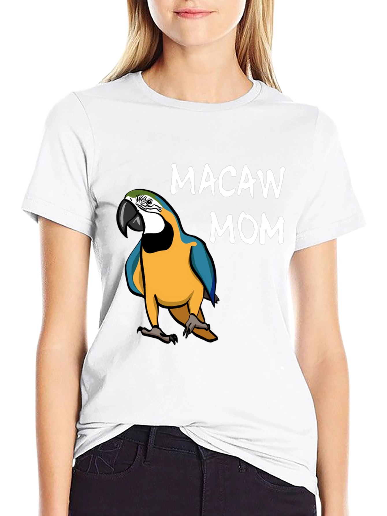 Macaw Mom Graphic T-Shirt - Bird Lover Tee
