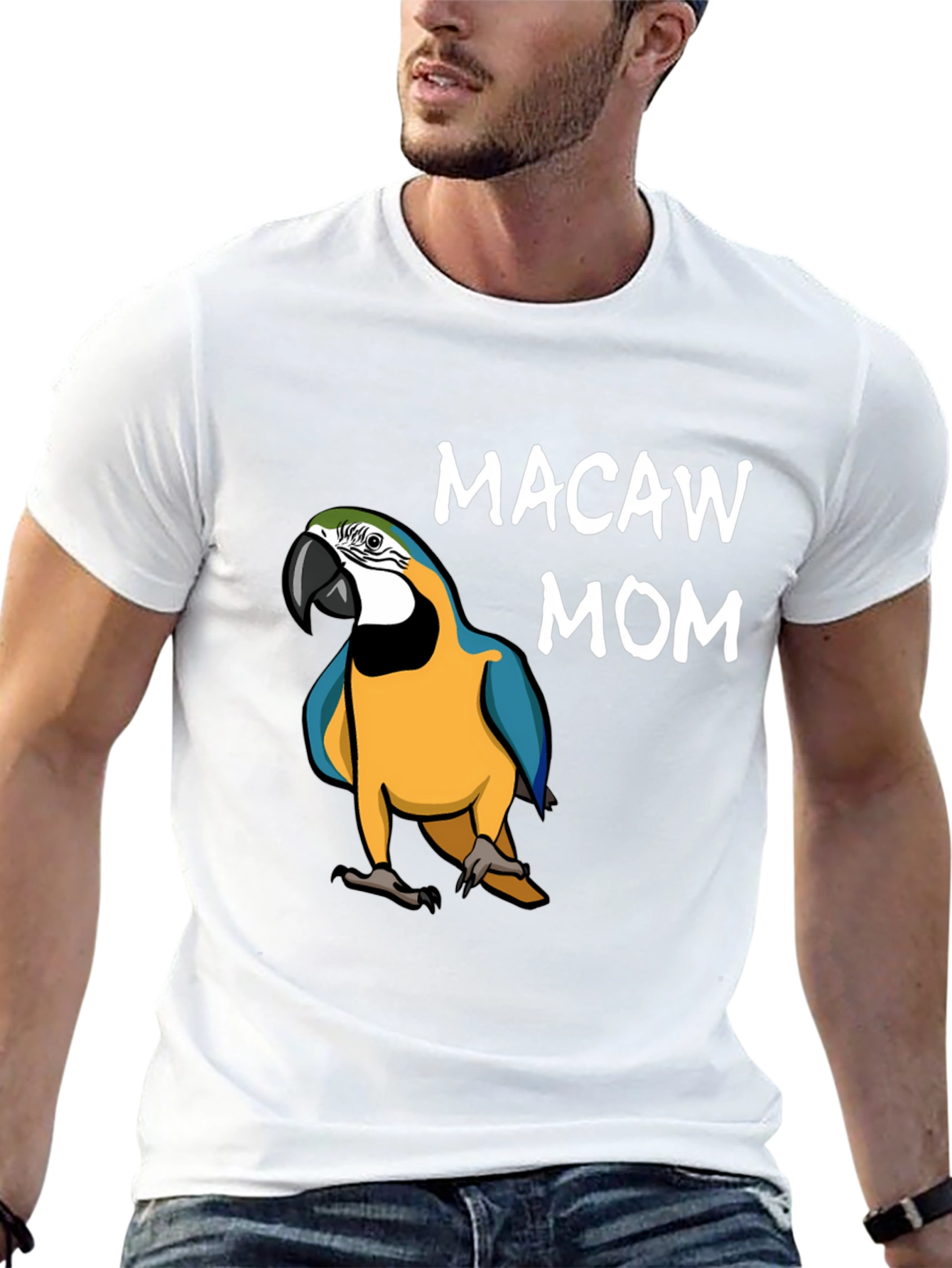 Macaw Mom Graphic T-Shirt - Bird Lover Tee