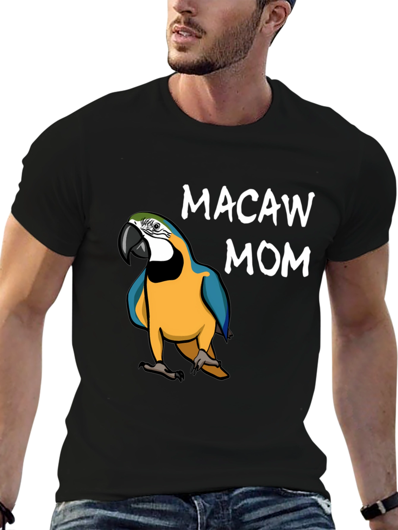 Macaw Mom Graphic T-Shirt - Bird Lover Tee
