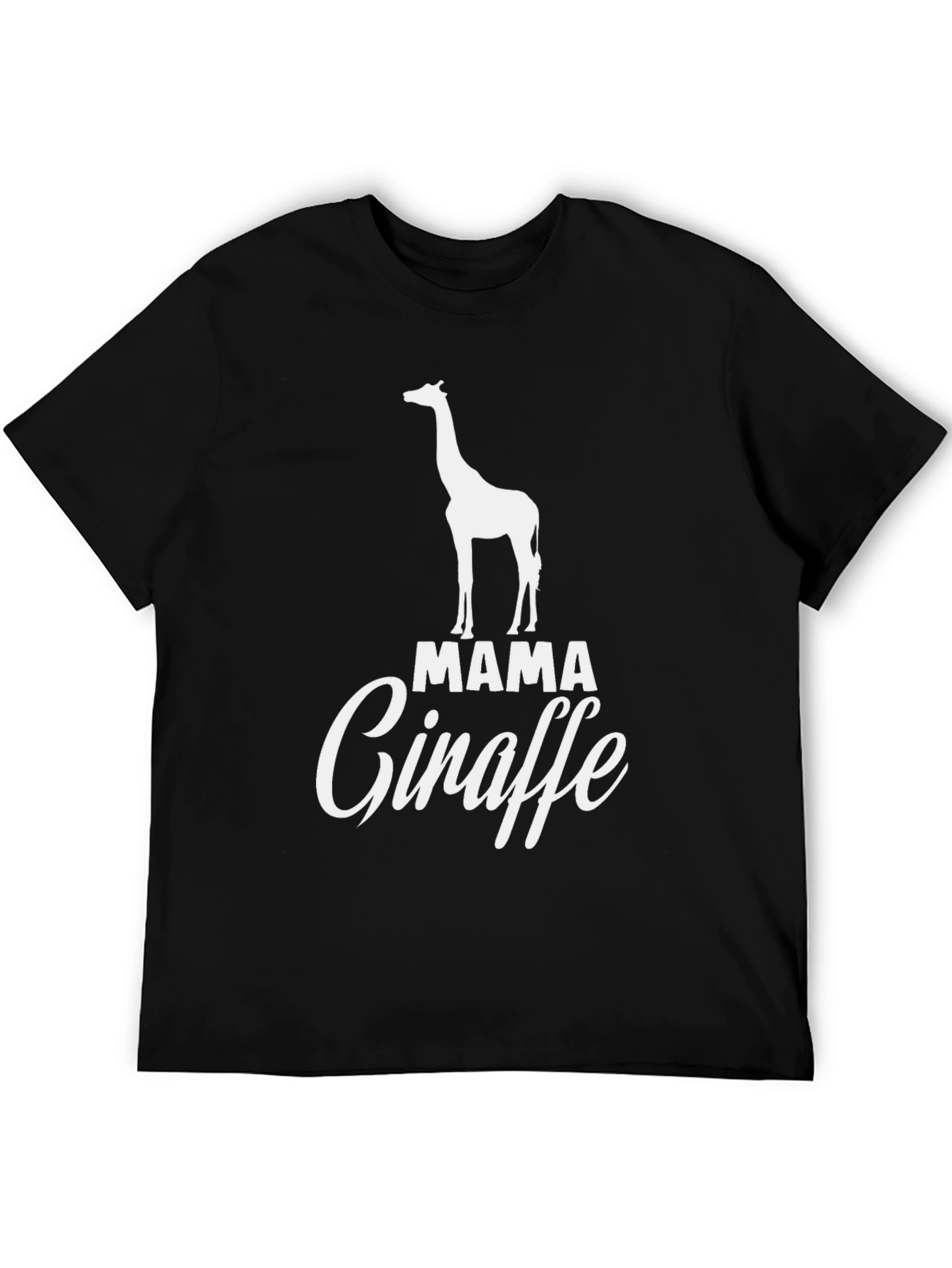 Mama Giraffe Graphic T-Shirt - Cute Animal Lover Tee