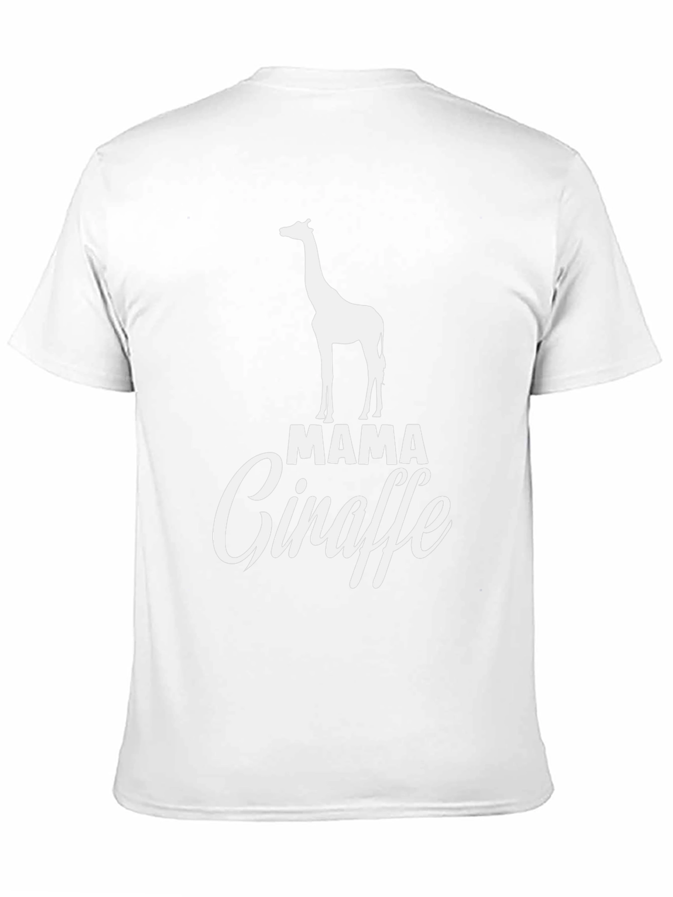 Mama Giraffe Graphic T-Shirt - Cute Animal Lover Tee