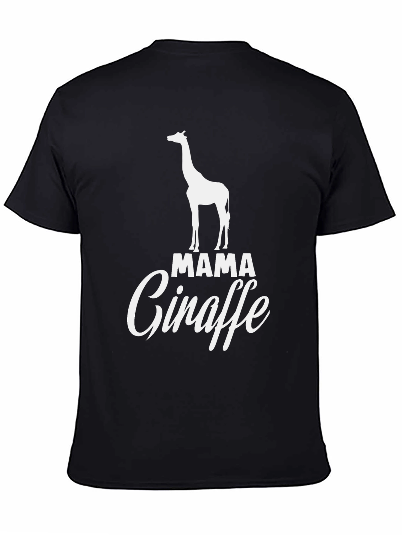 Mama Giraffe Graphic T-Shirt - Cute Animal Lover Tee