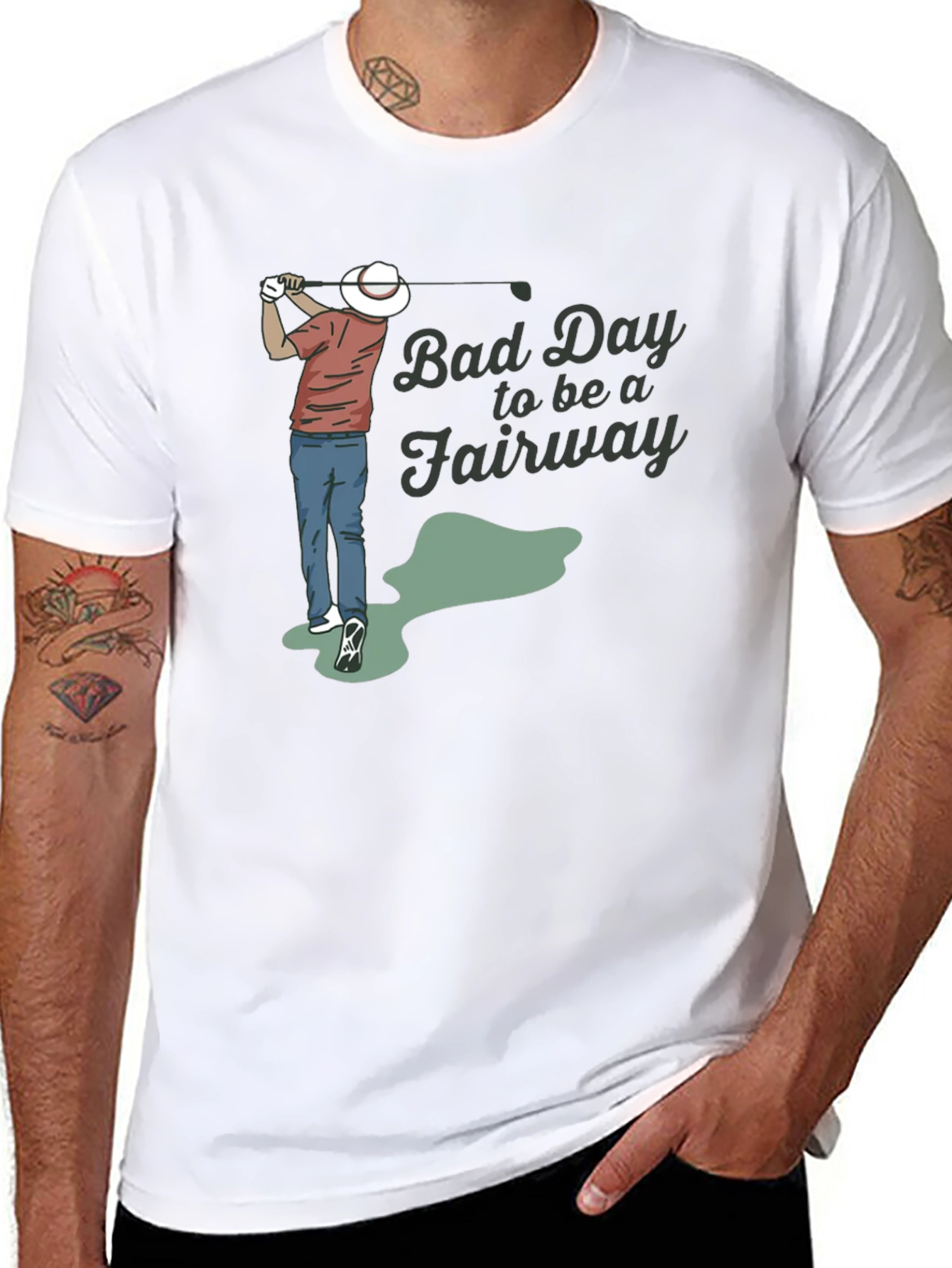 Bad Day To Be A Fairway Golf T-Shirt
