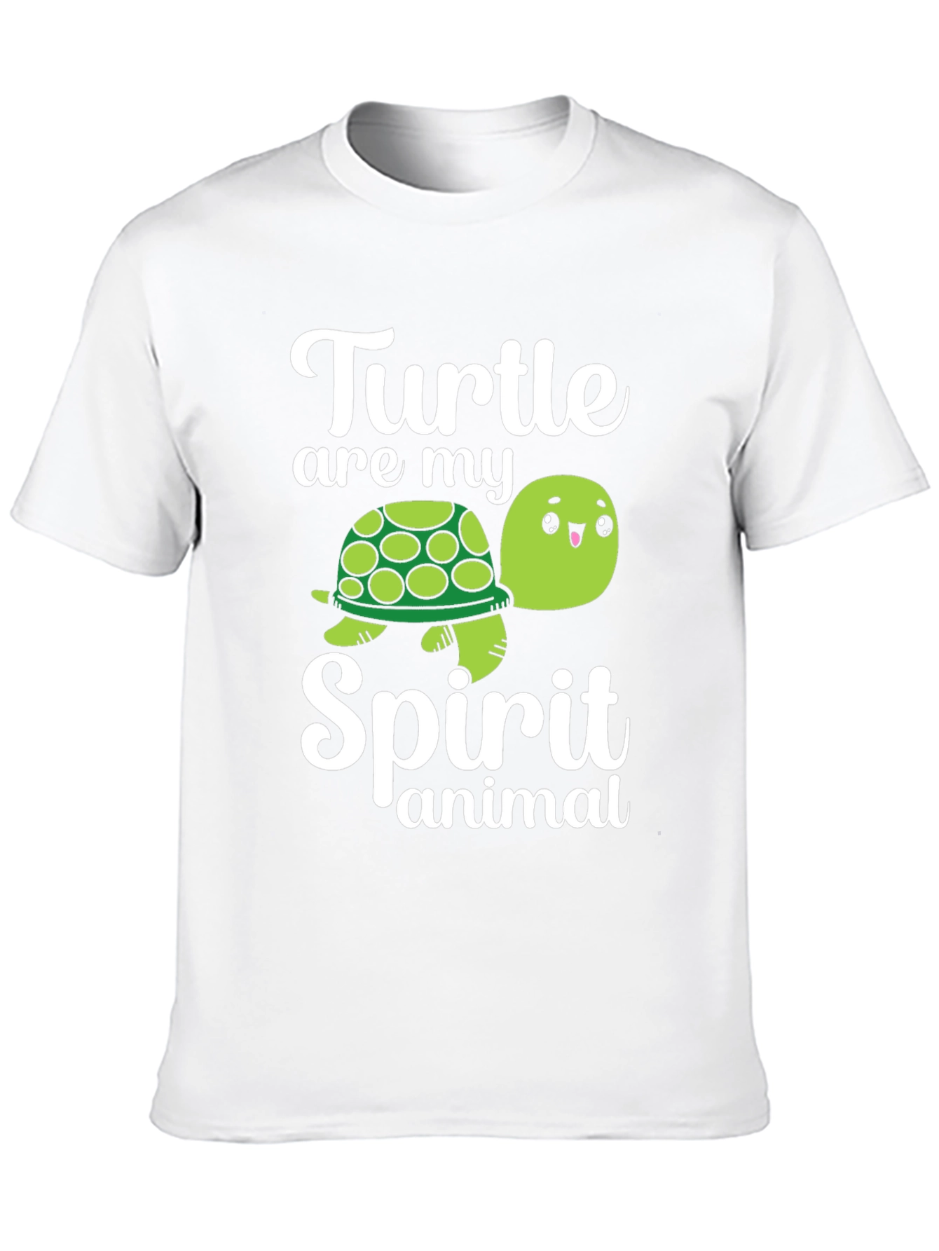 Turtle Spirit Animal Graphic T-Shirt - Black