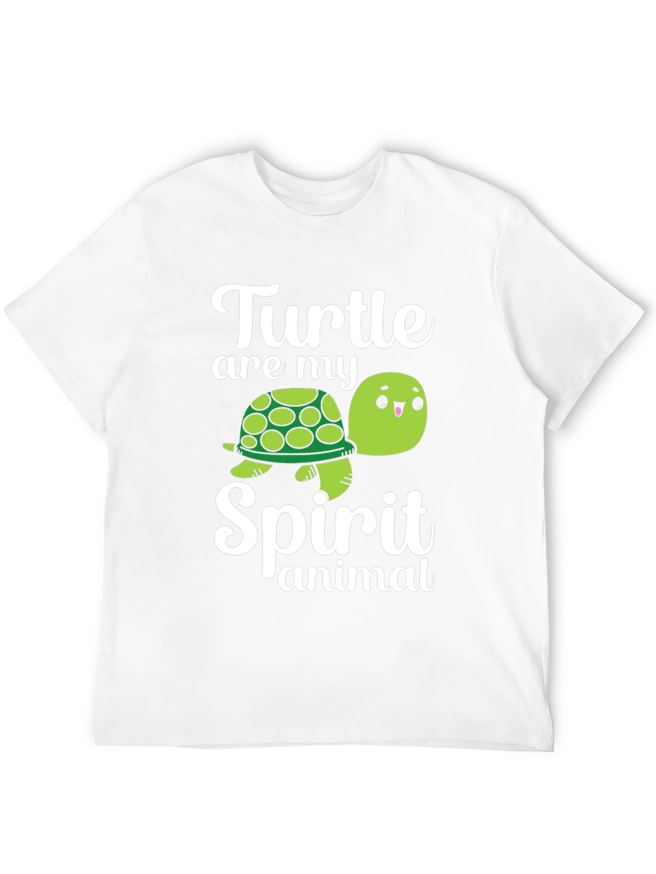 Turtle Spirit Animal Graphic T-Shirt - Black