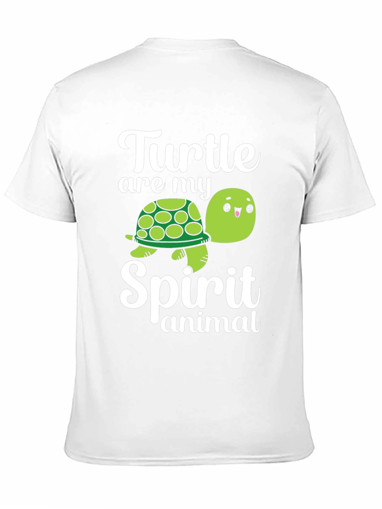 Turtle Spirit Animal Graphic T-Shirt - Black