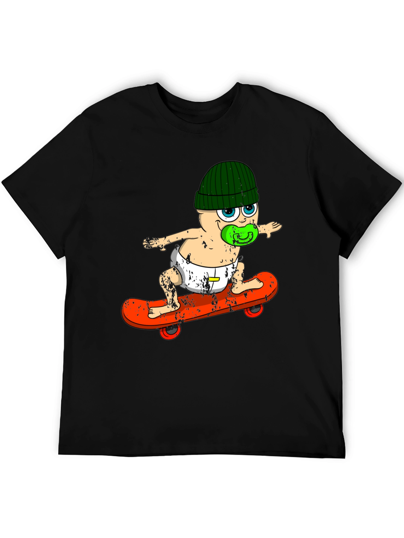 Baby Skateboarder T-Shirt - Cool Graphic Tee