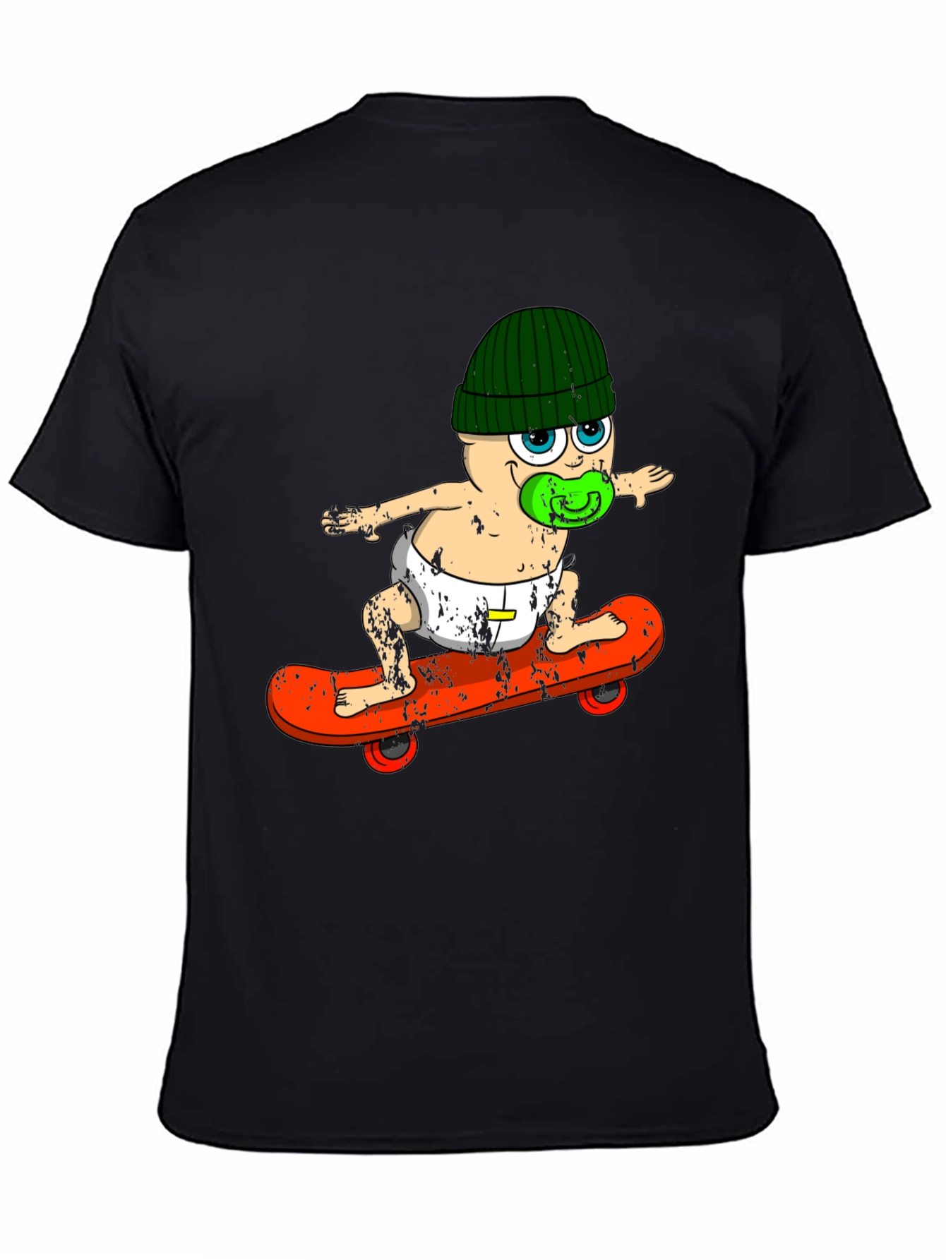 Baby Skateboarder T-Shirt - Cool Graphic Tee