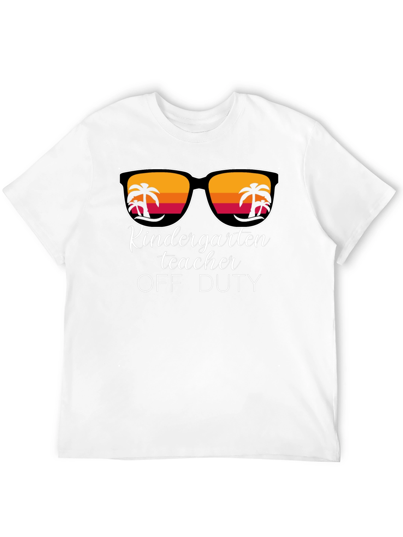 Kindergarten Teacher Off Duty Black T-Shirt