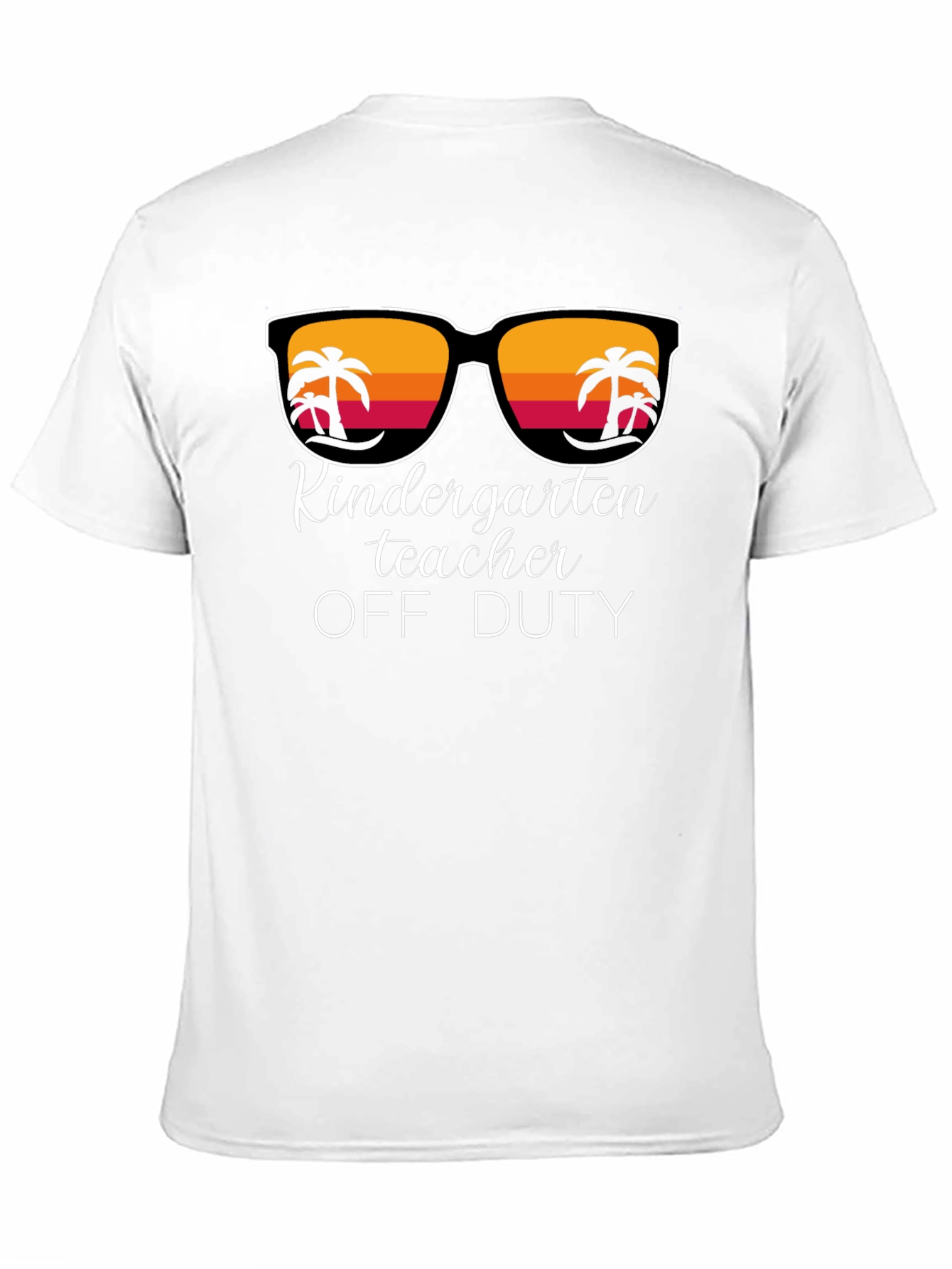 Kindergarten Teacher Off Duty Black T-Shirt