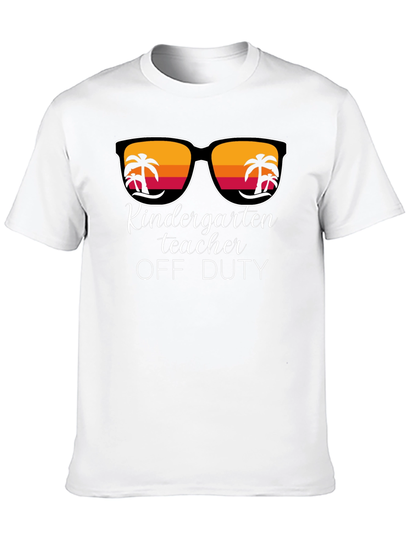 Kindergarten Teacher Off Duty Black T-Shirt