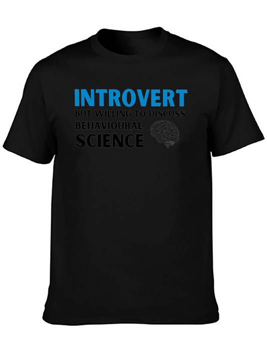 Introvert Behavioral Science Graphic Tee