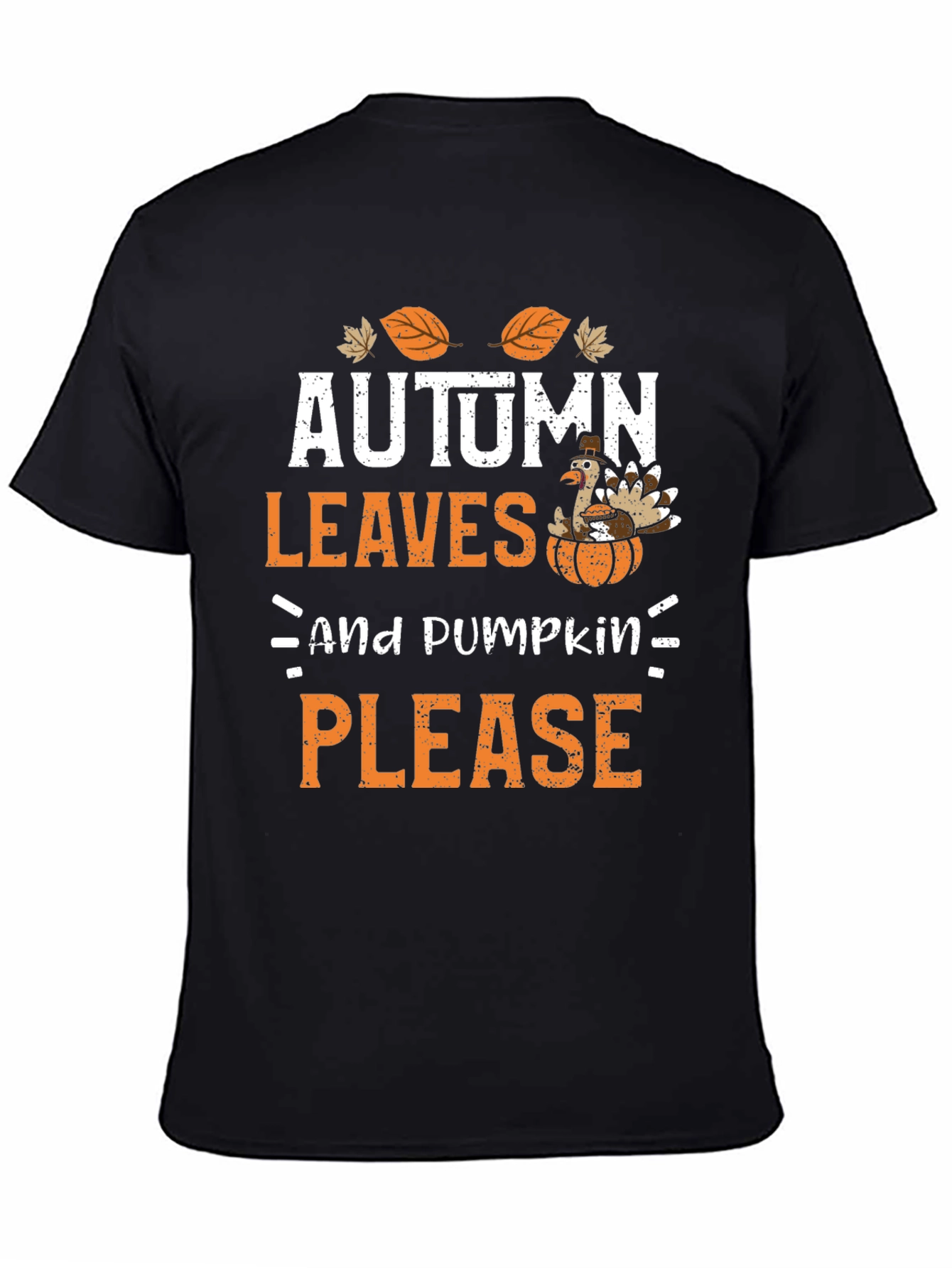Autumn Leaves & Pumpkin Please Graphic Tee