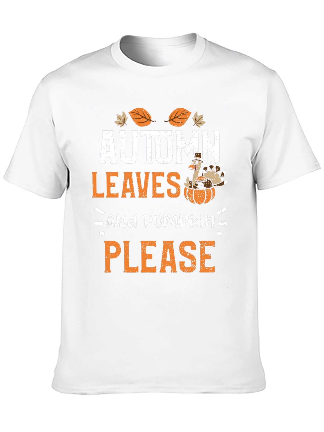 Autumn Leaves & Pumpkin Please Graphic Tee