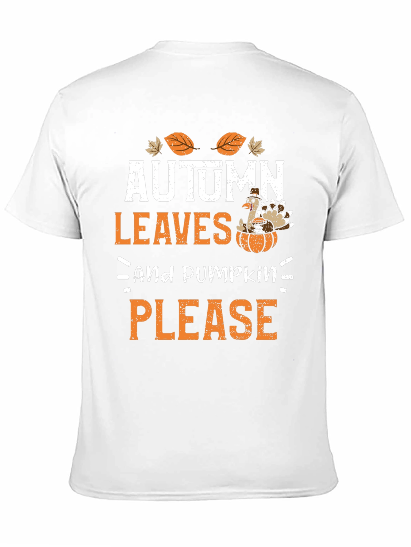 Autumn Leaves & Pumpkin Please Graphic Tee