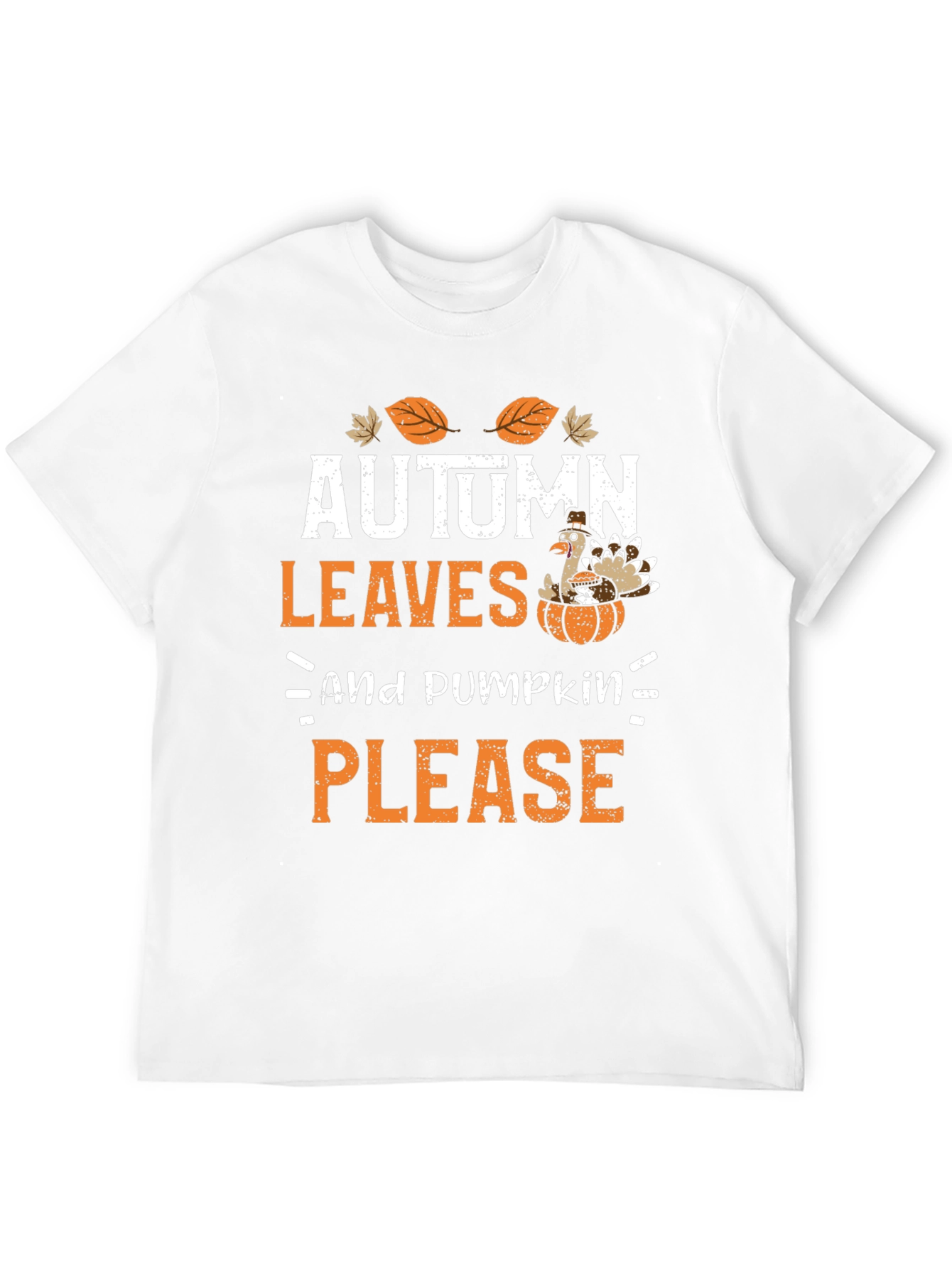 Autumn Leaves & Pumpkin Please Graphic Tee