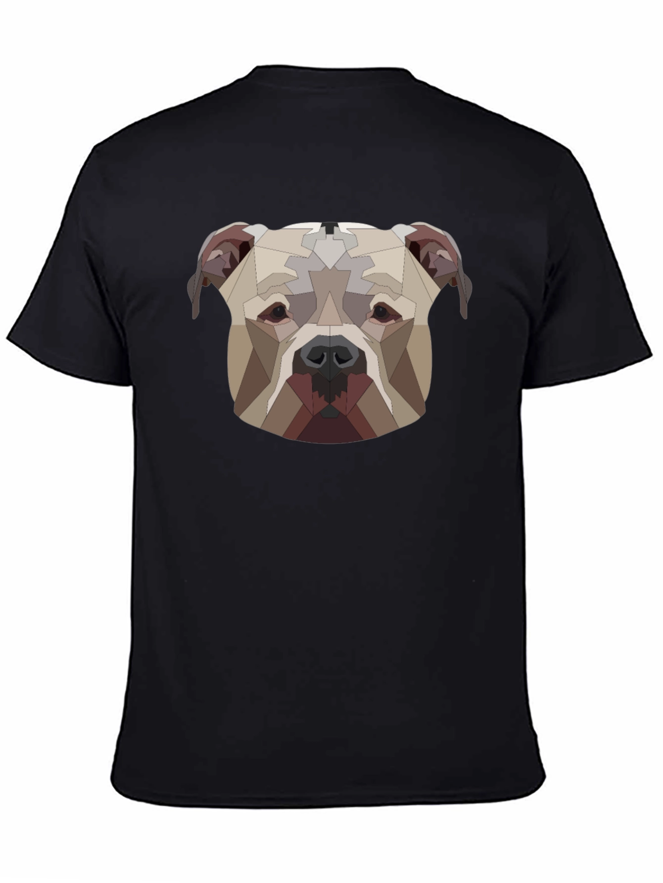 Geometric Dog Head T-Shirt – Modern Art Dog Lover Tee