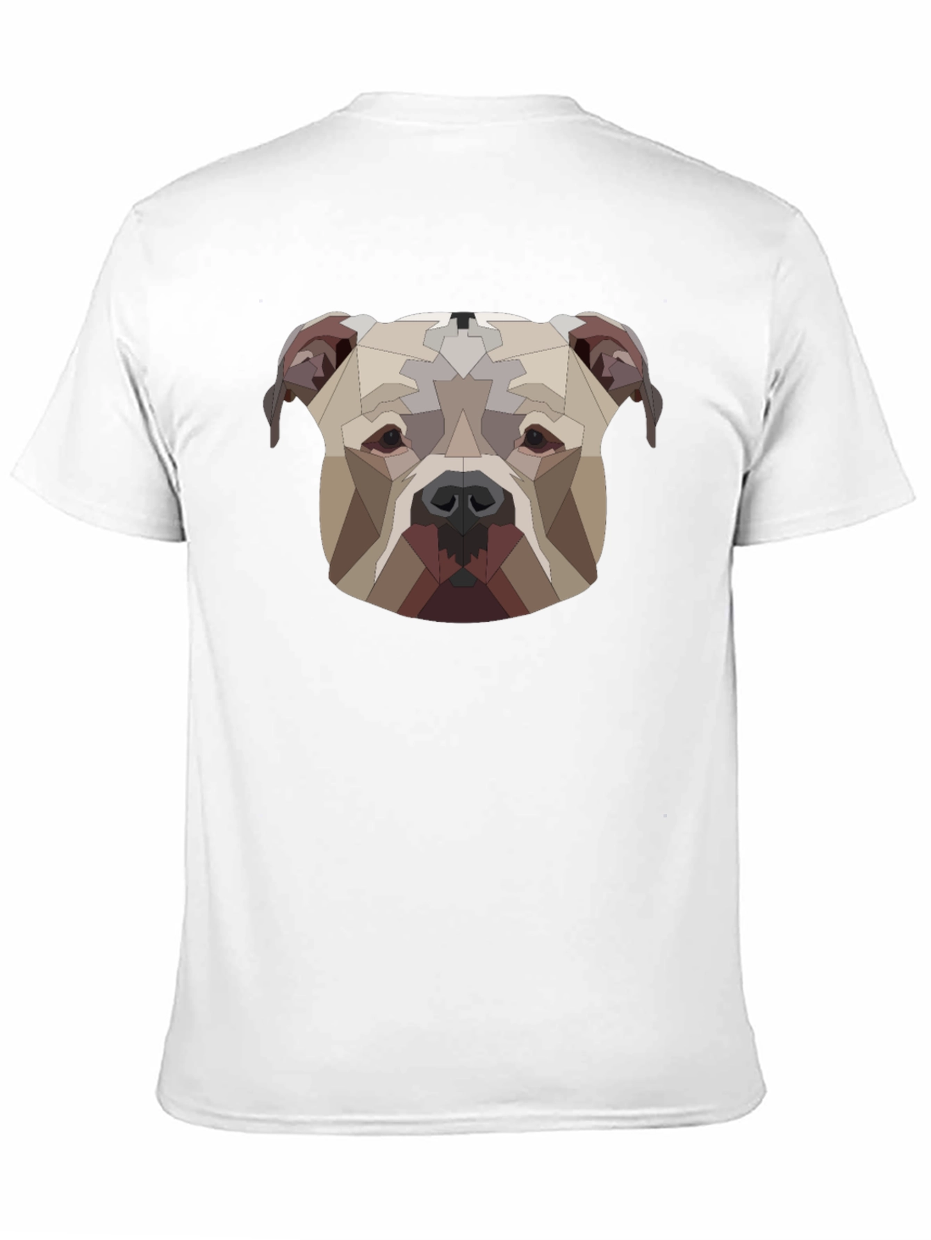 Geometric Dog Head T-Shirt – Modern Art Dog Lover Tee