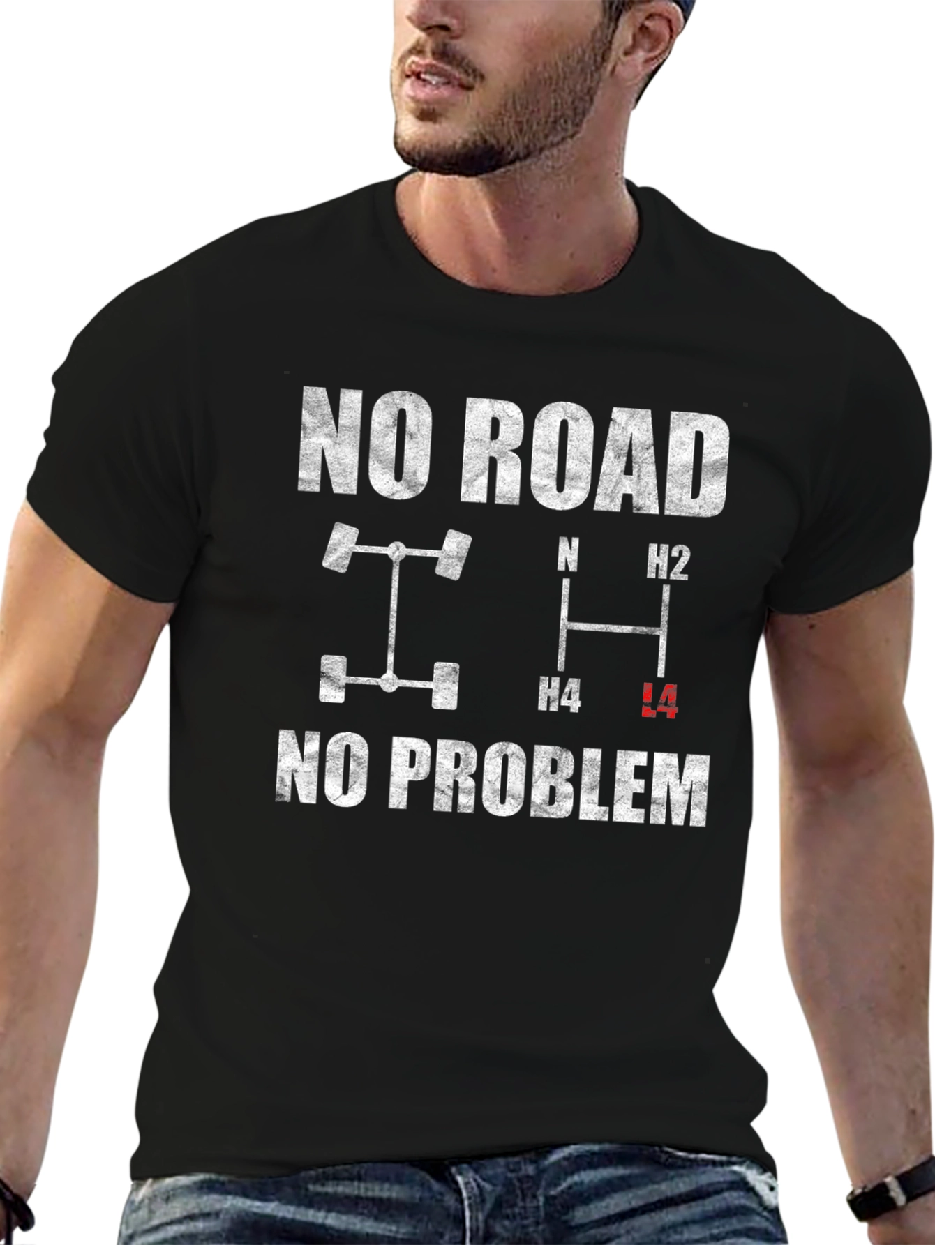 No Road No Problem 4x4 Off-Road T-Shirt