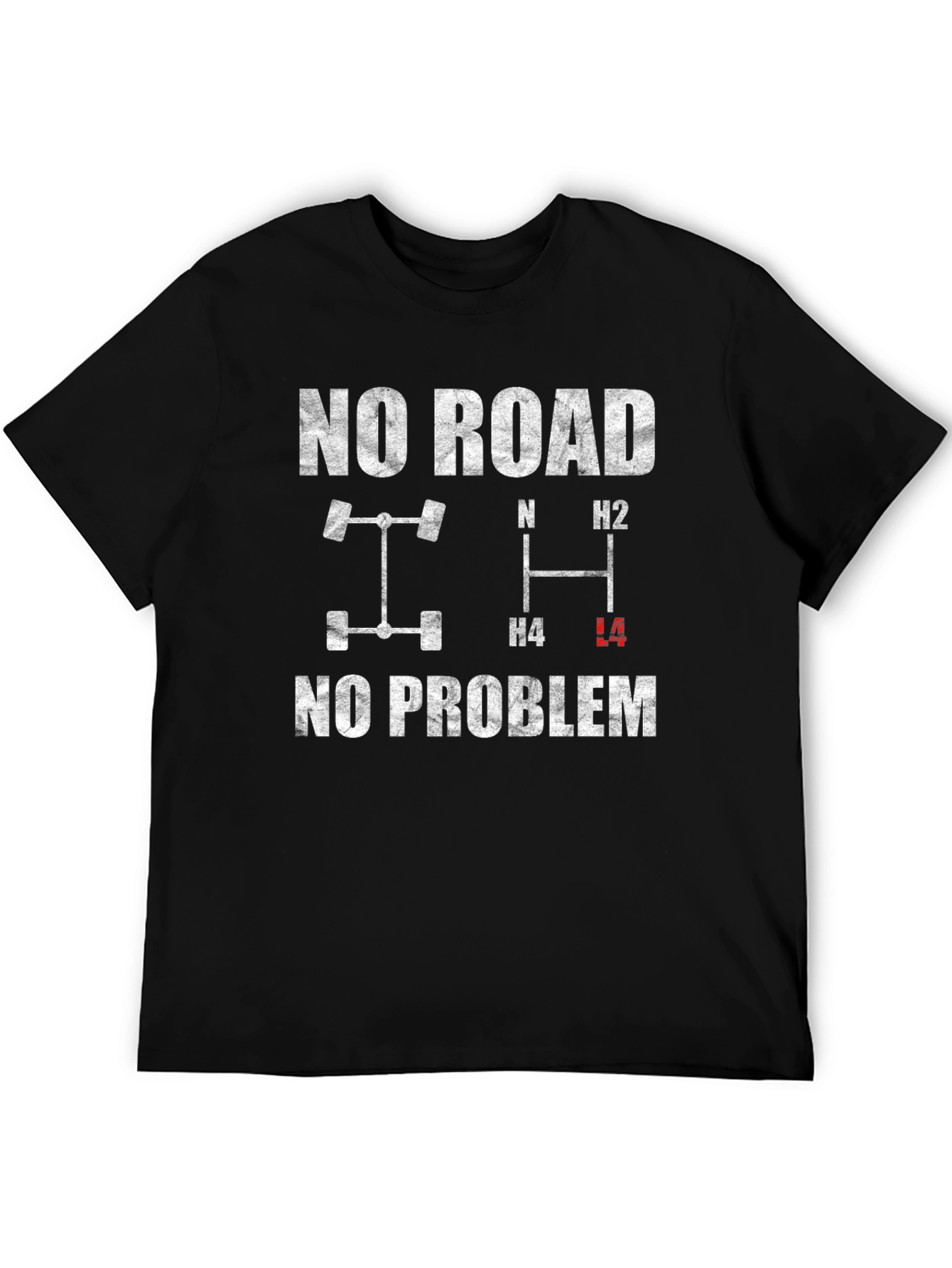 No Road No Problem 4x4 Off-Road T-Shirt