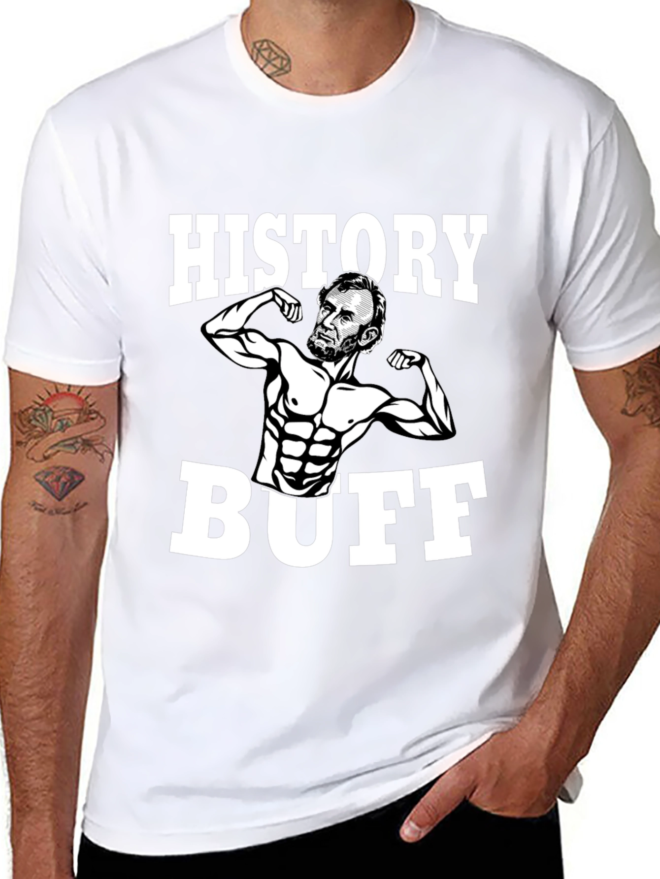 History Buff Lincoln Graphic T-Shirt