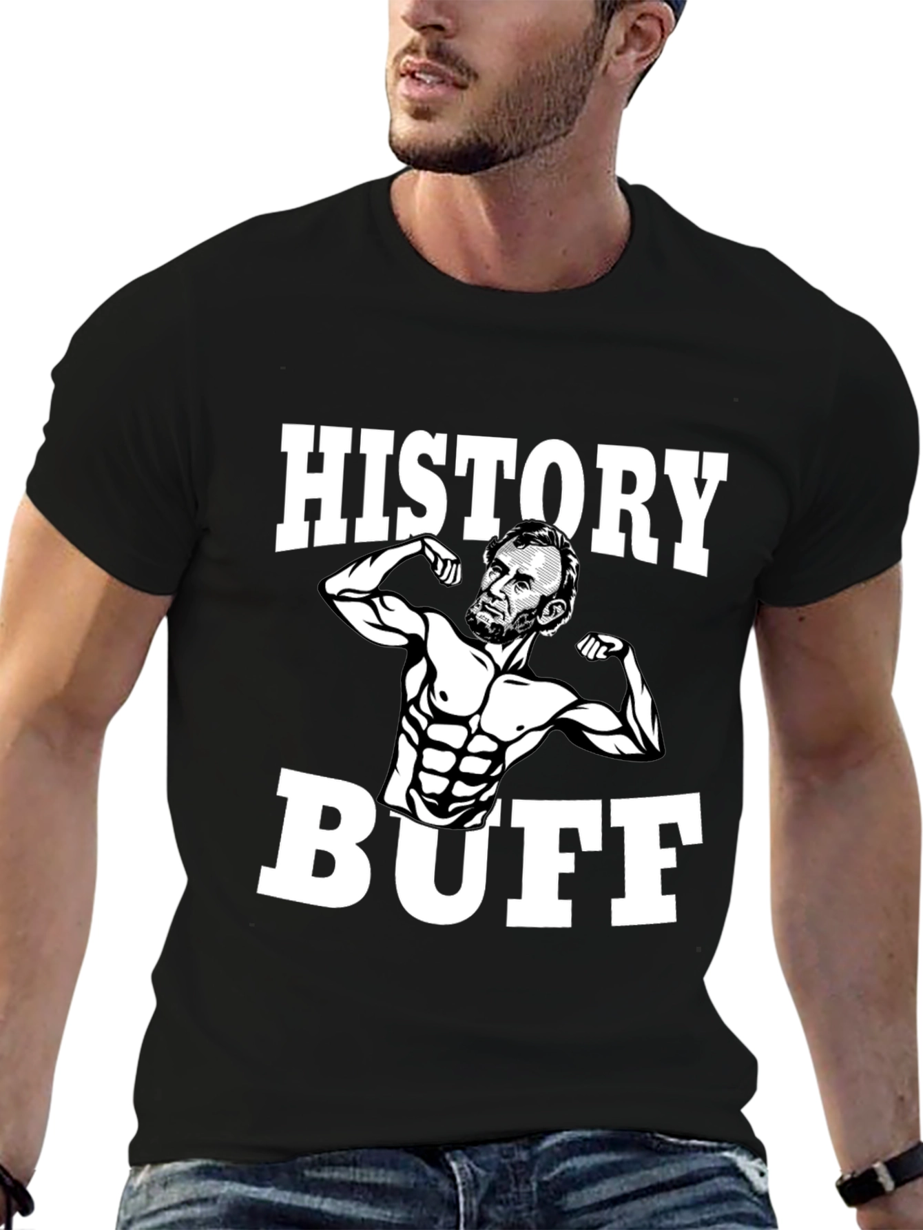 History Buff Lincoln Graphic T-Shirt