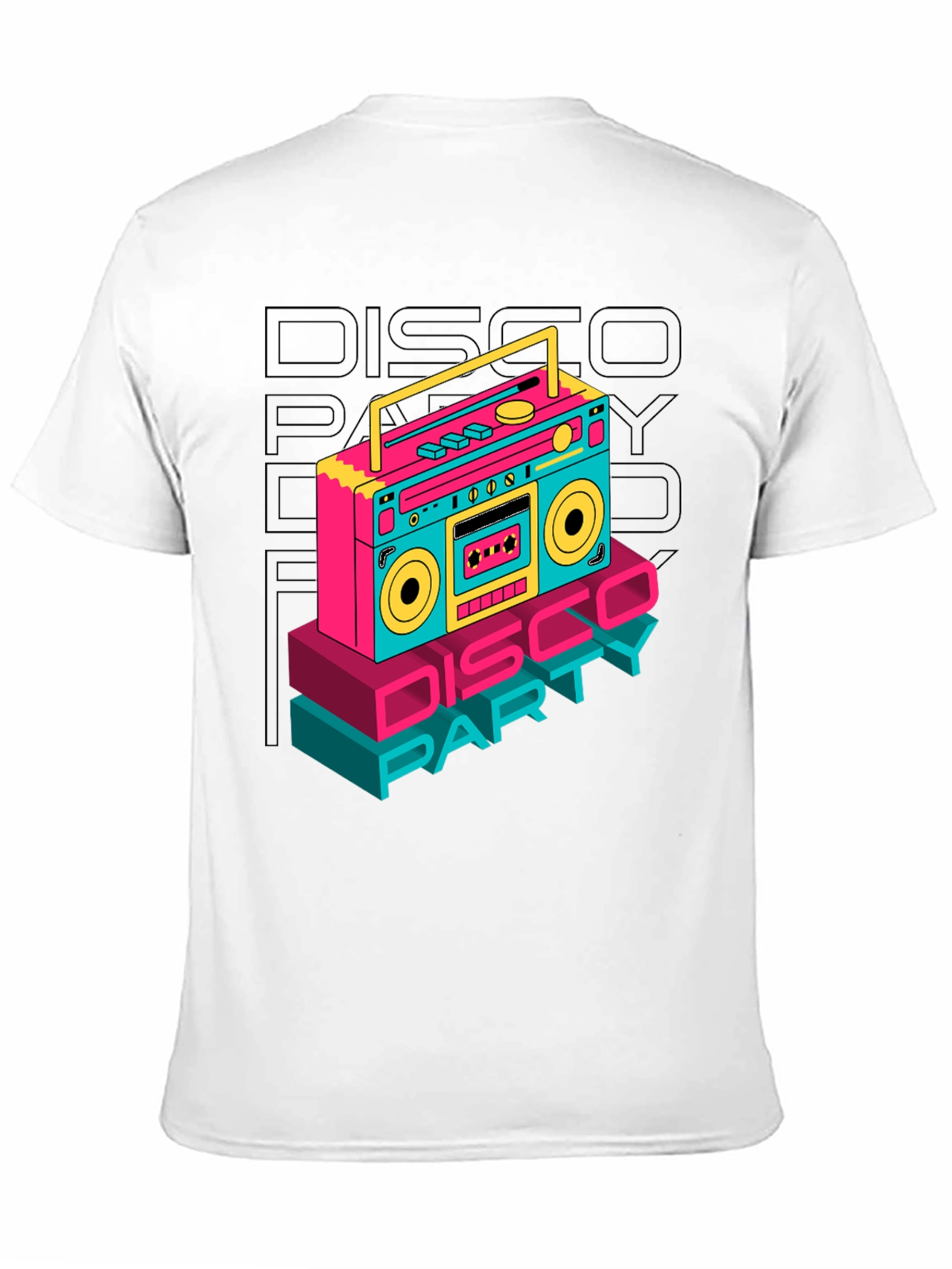 Retro Disco Party Boombox T-Shirt