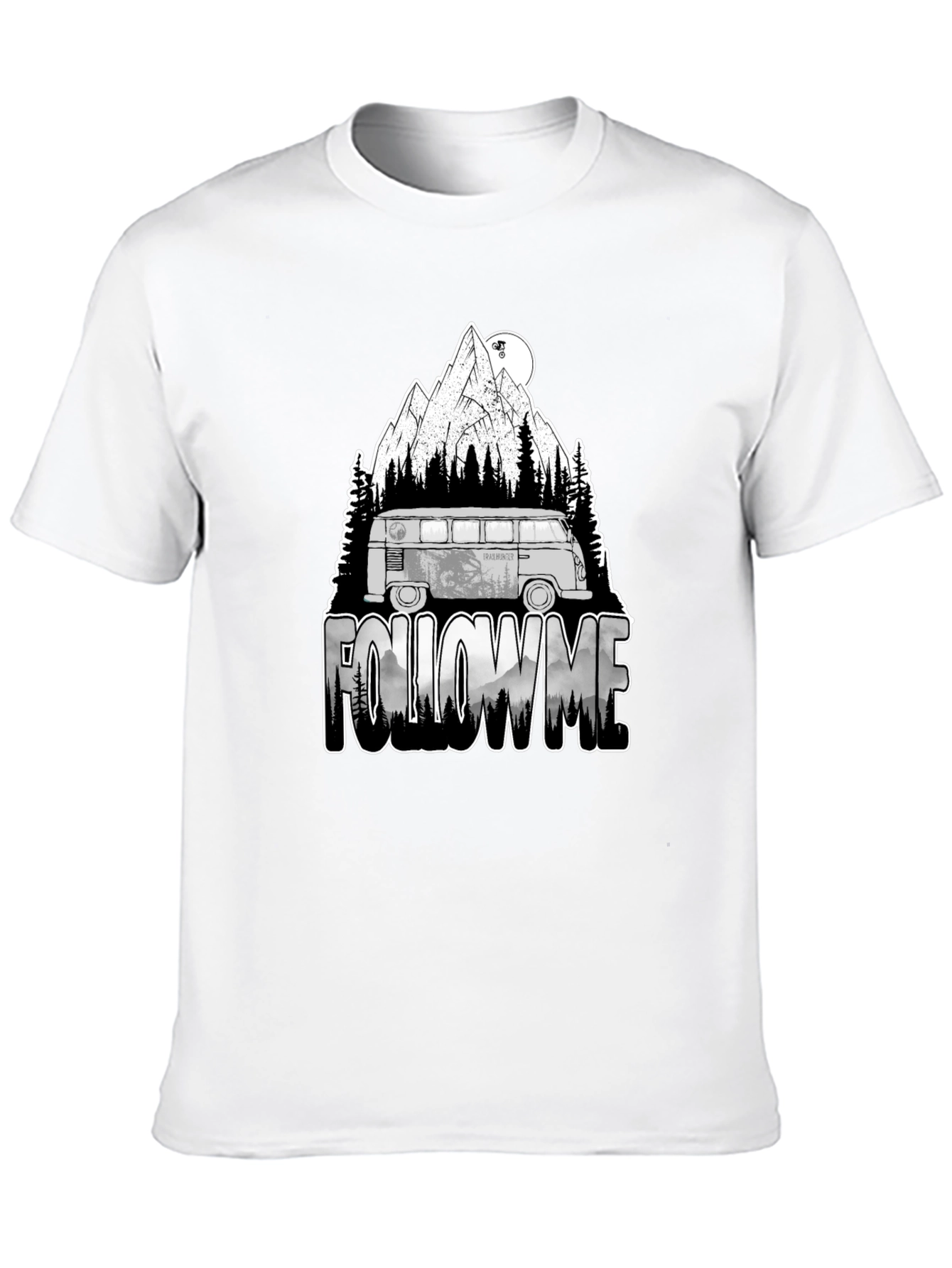 Follow Me Adventure Graphic Tee - Black