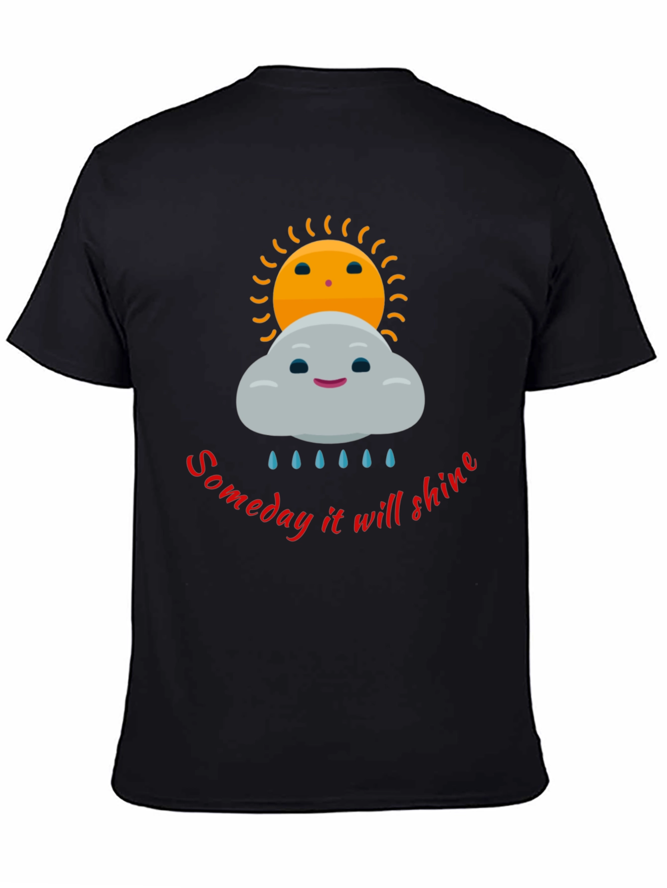 Optimistic Graphic Tee - Someday It Will Shine T-Shirt