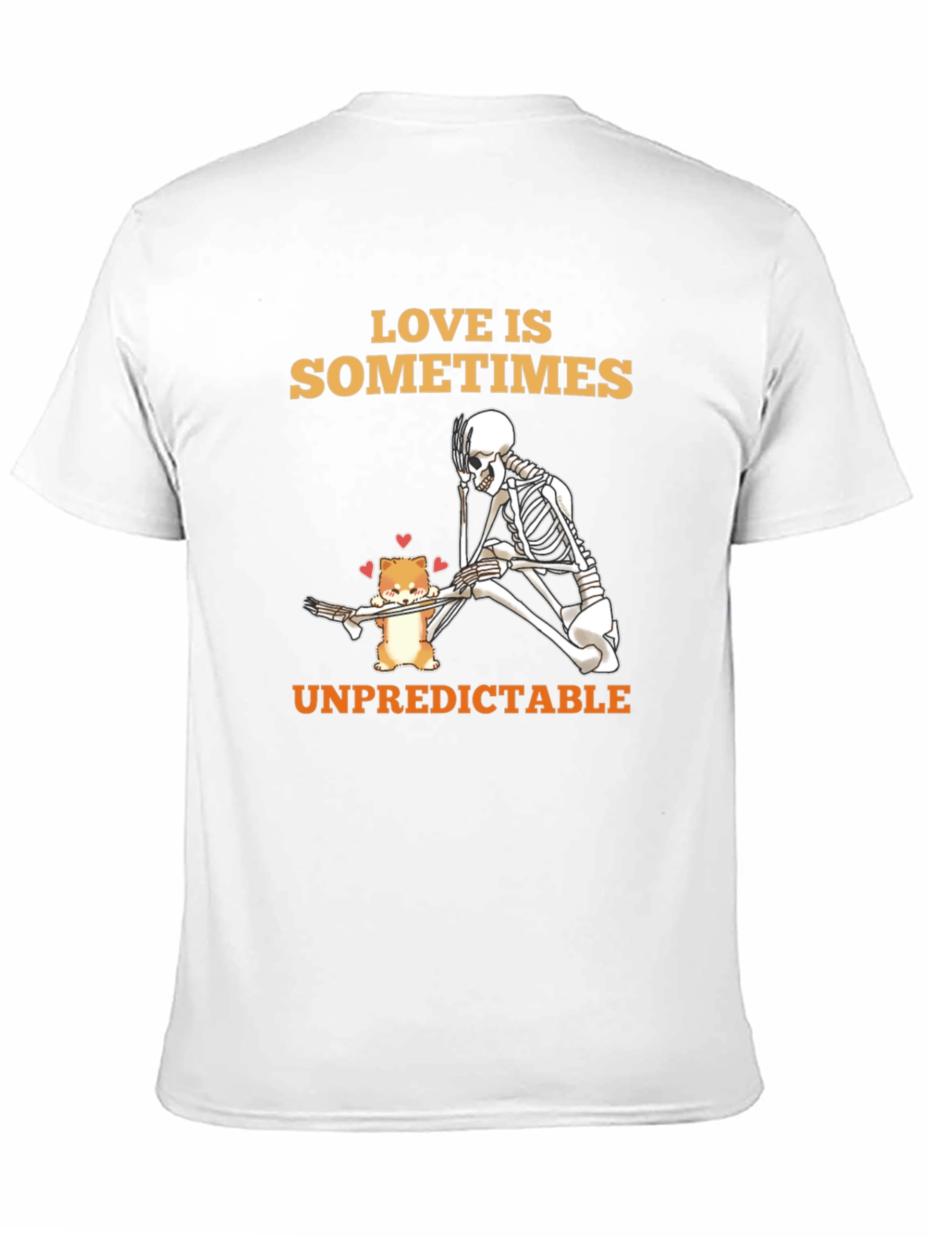 Love Is Unpredictable Black Graphic Tee