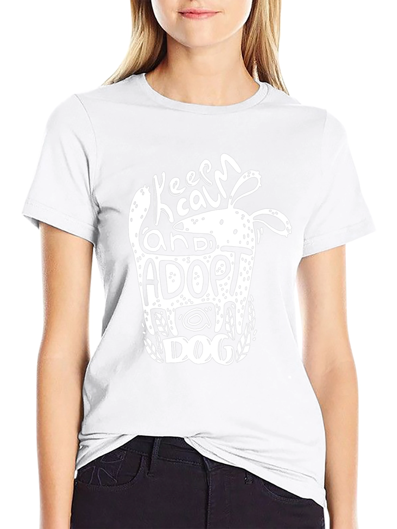 Adopt a Dog Shirt – Cute Rescue Dog Tee | Perfect Gift for Dog Lovers | Buy 2 Save Shipping