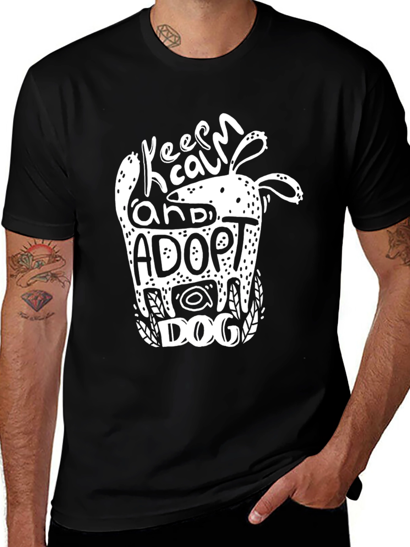 Adopt a Dog Shirt – Cute Rescue Dog Tee | Perfect Gift for Dog Lovers | Buy 2 Save Shipping