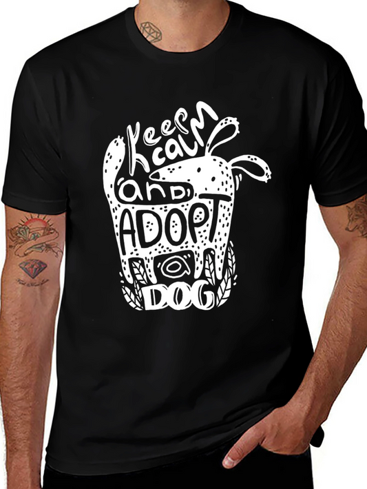 Adopt a Dog Shirt – Cute Rescue Dog Tee | Perfect Gift for Dog Lovers | Buy 2 Save Shipping