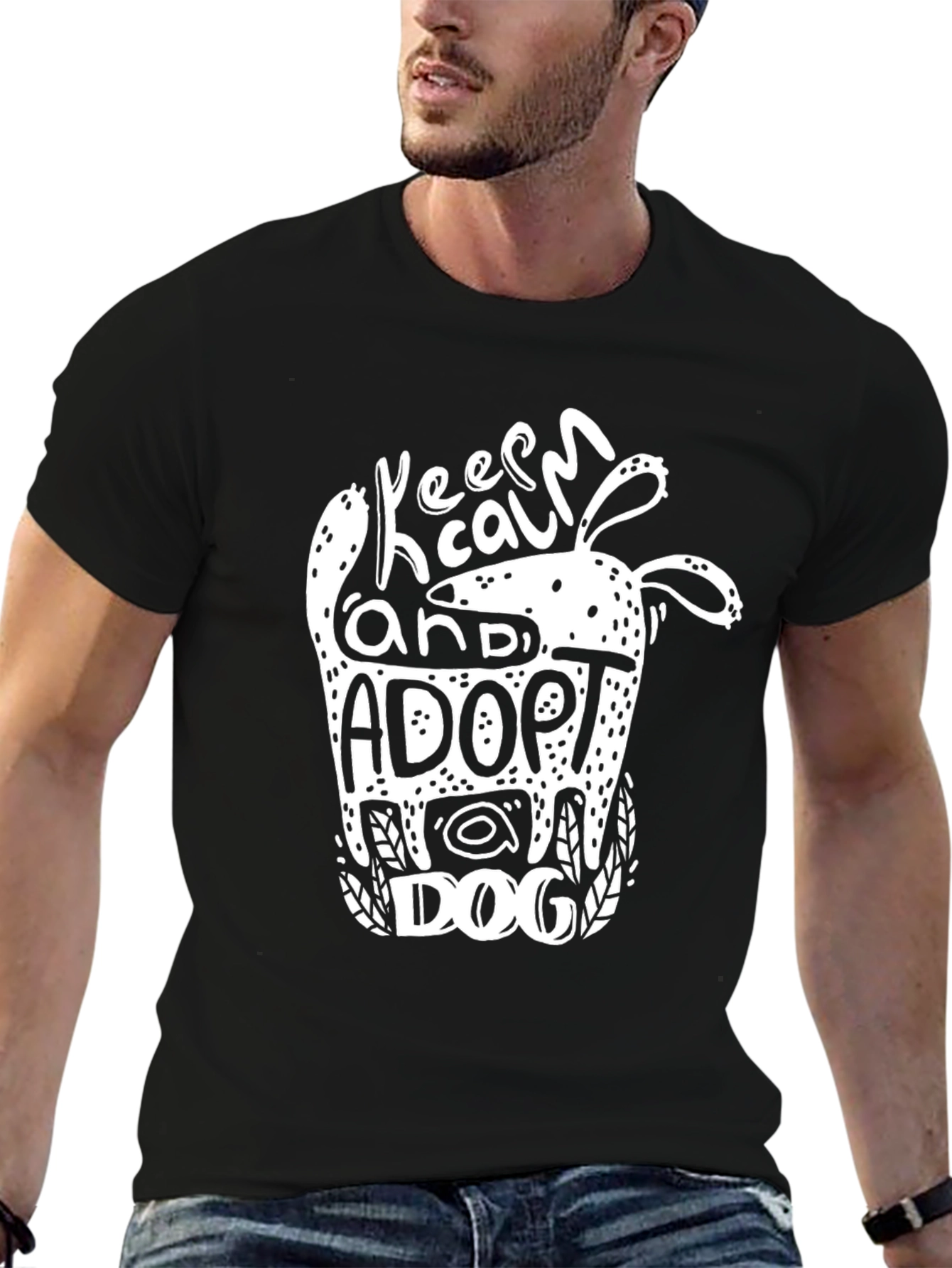 Adopt a Dog Shirt – Cute Rescue Dog Tee | Perfect Gift for Dog Lovers | Buy 2 Save Shipping