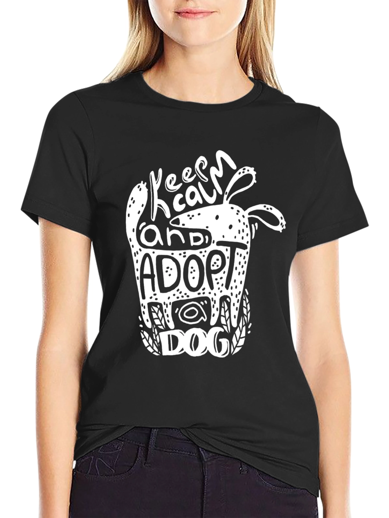 Adopt a Dog Shirt – Cute Rescue Dog Tee | Perfect Gift for Dog Lovers | Buy 2 Save Shipping