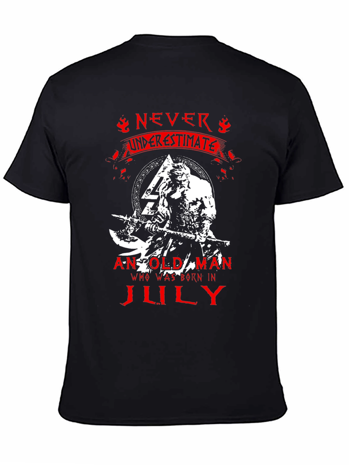 Never Underestimate Old Man Born in July T-Shirt