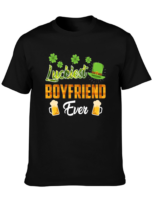 Luckiest Boyfriend Ever St. Patricks Day Tee