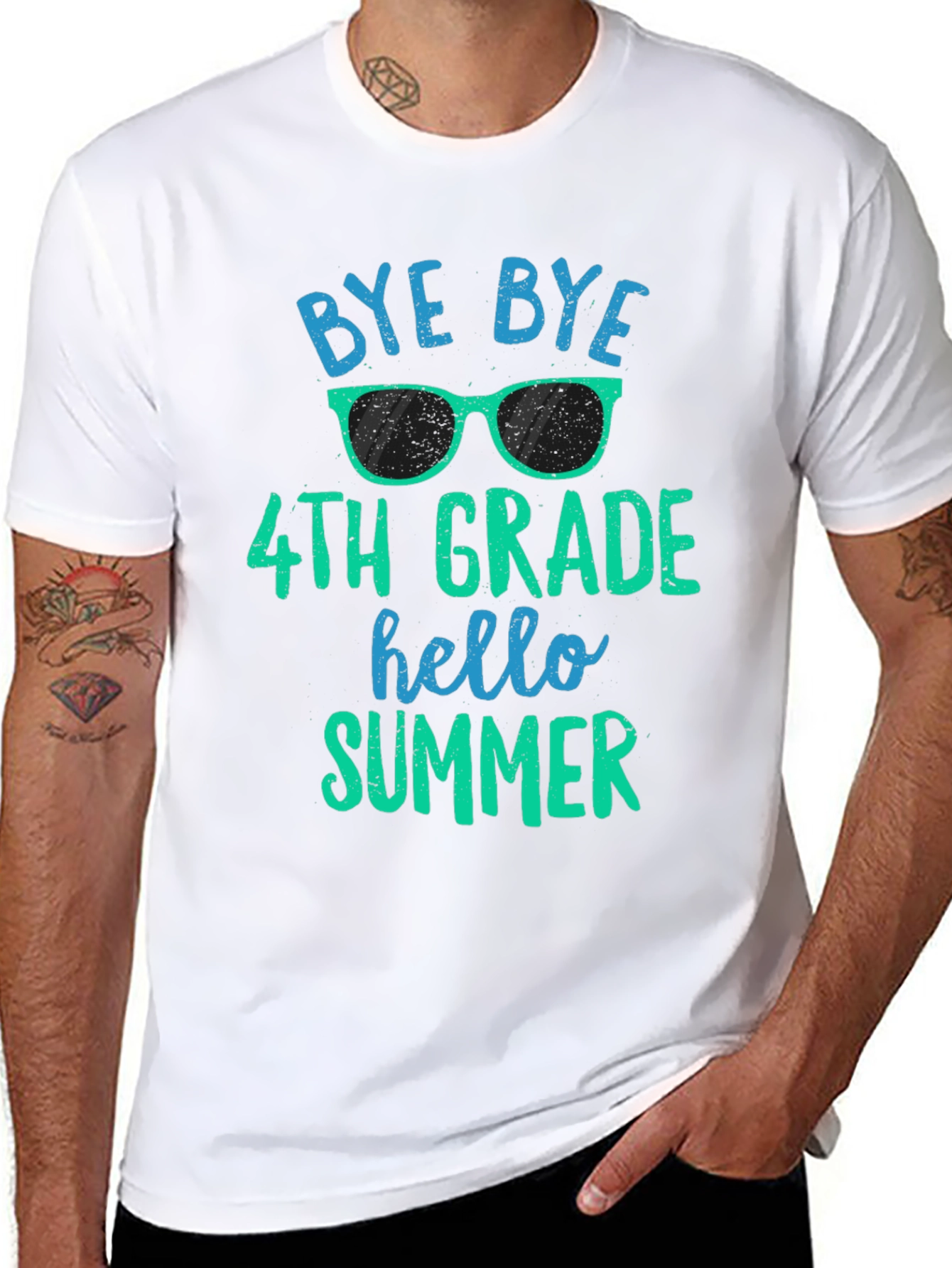 Bye Bye 4th Grade Hello Summer T-Shirt