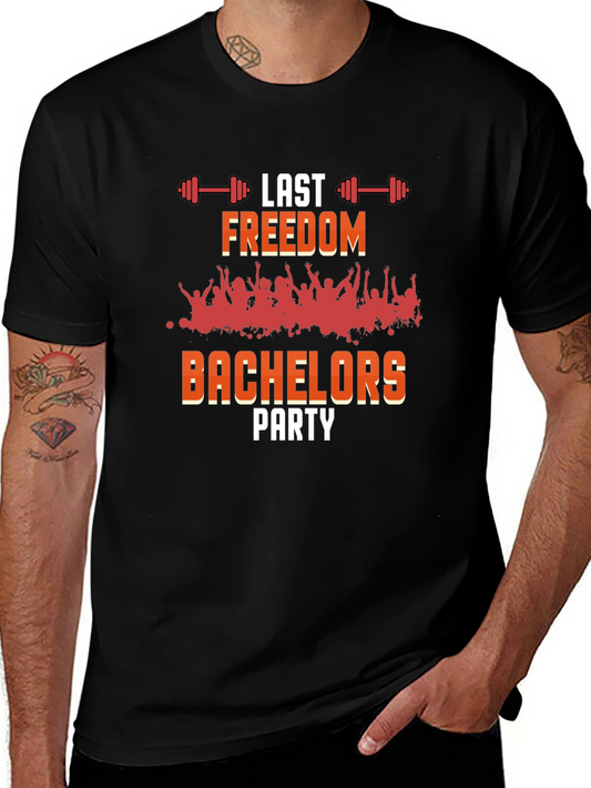 Last Freedom Bachelors Party Graphic Tee