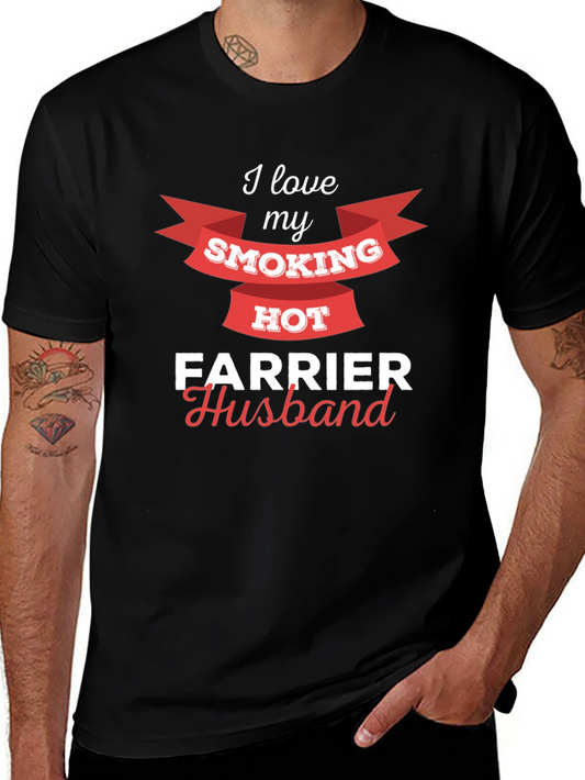 Smoking Hot Farrier Husband T-Shirt