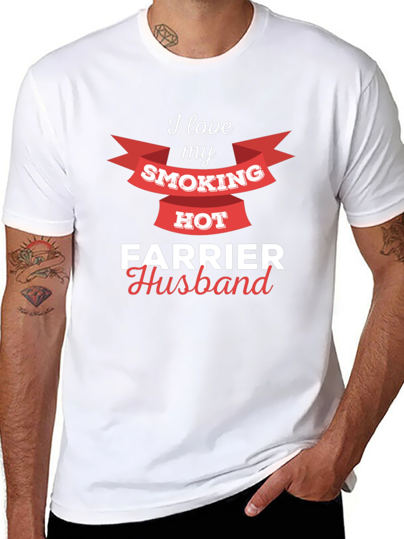 Smoking Hot Farrier Husband T-Shirt