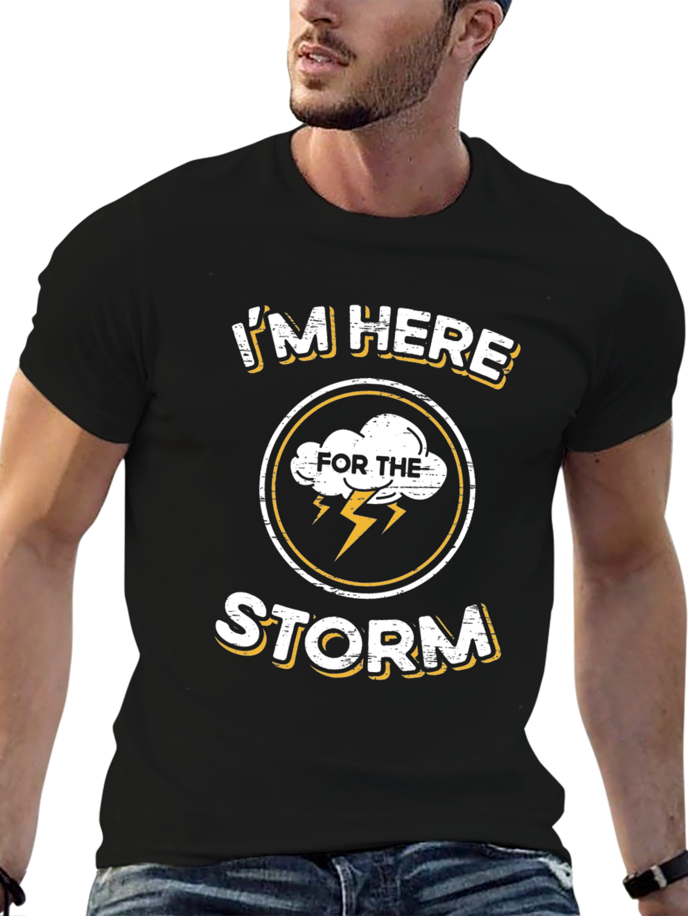 Im Here for the Storm Graphic T-Shirt
