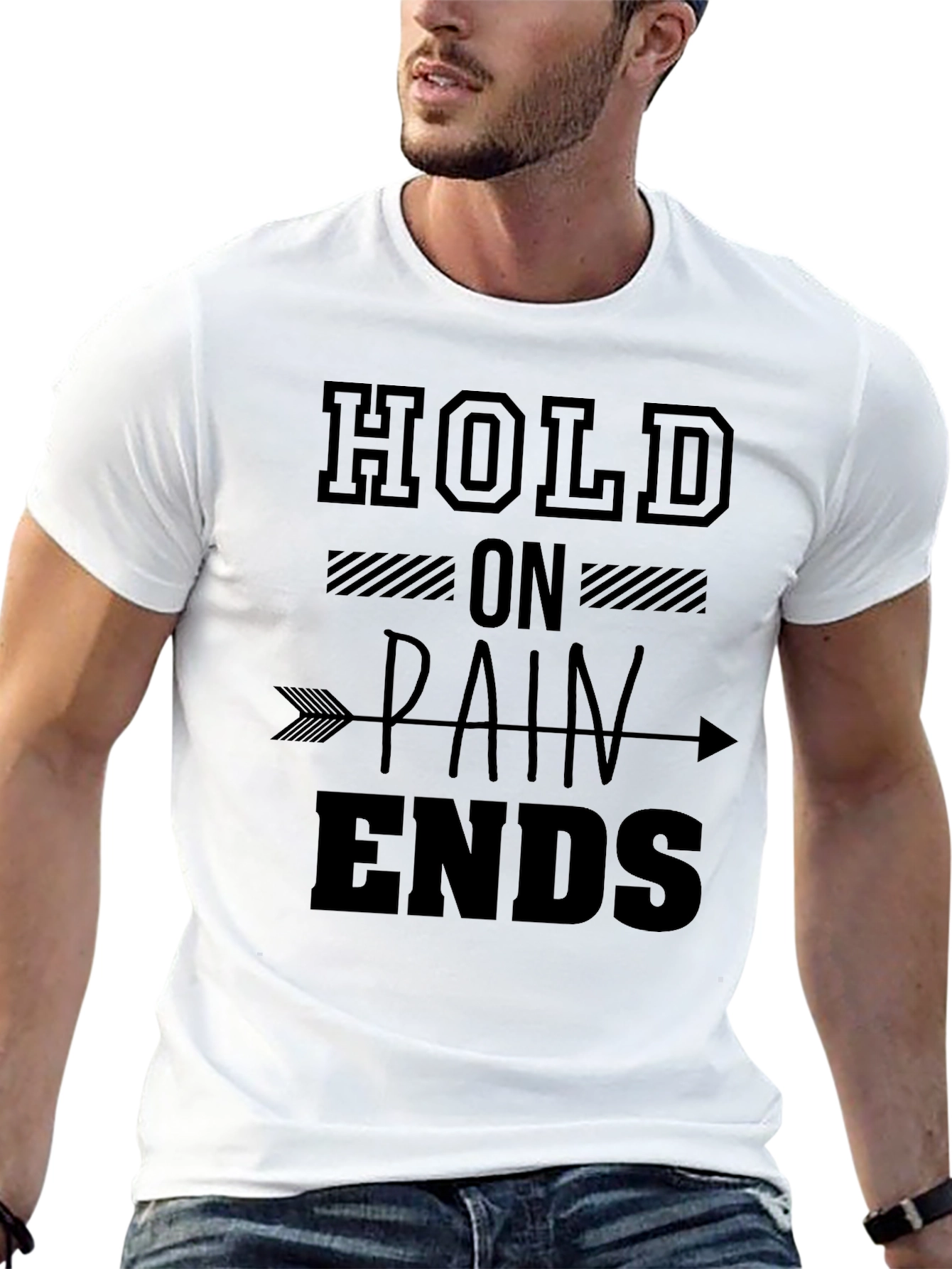Hold On Pain Ends Graphic T-Shirt