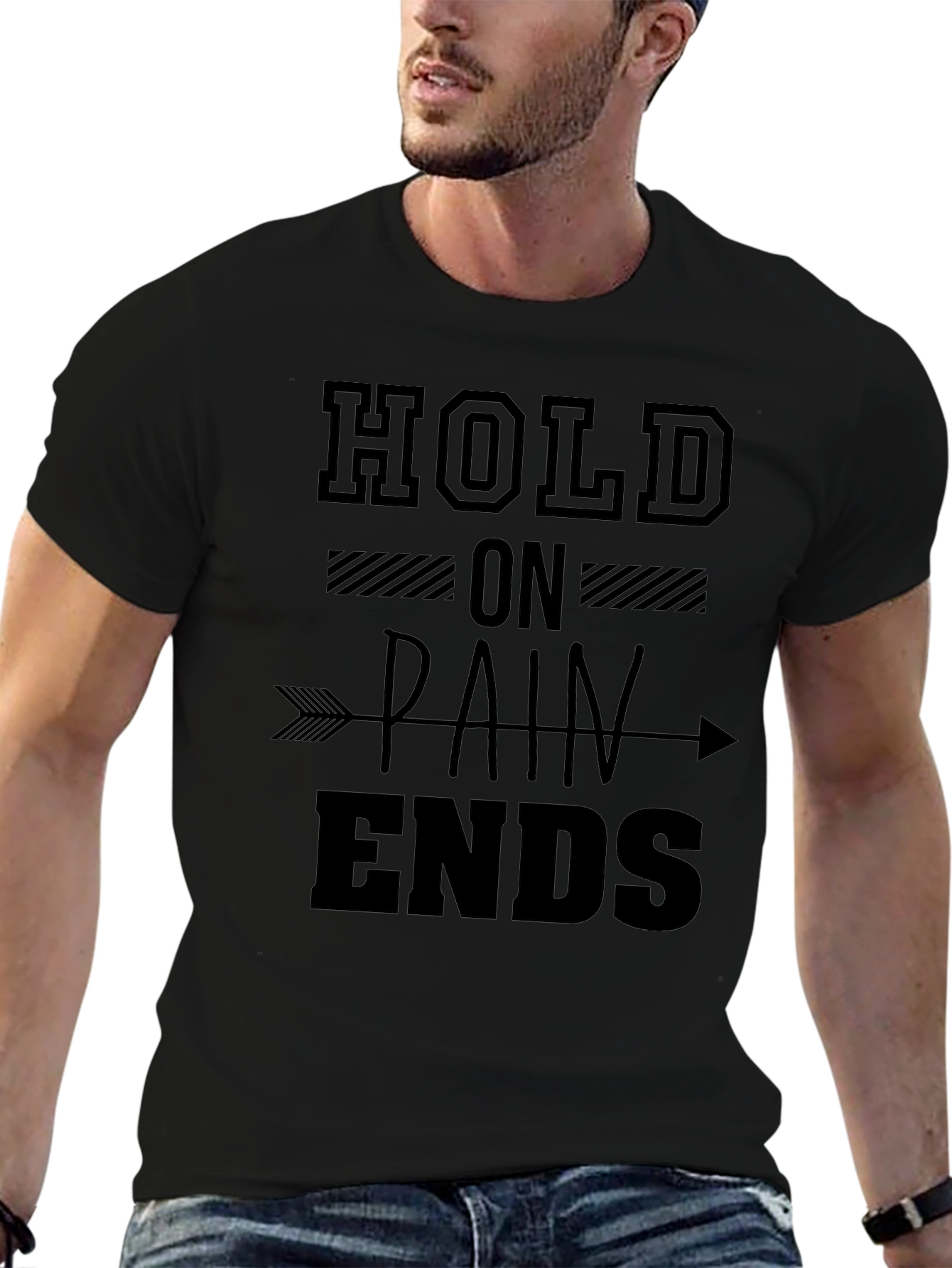 Hold On Pain Ends Graphic T-Shirt