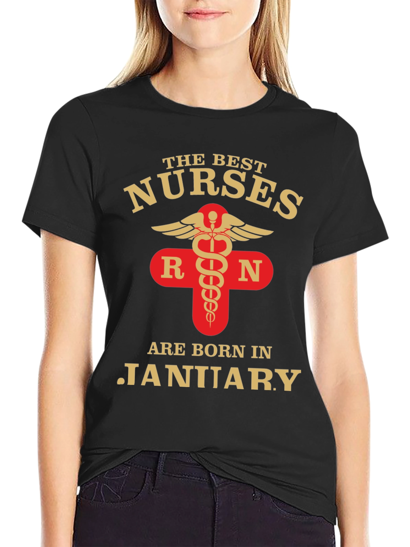 Best Nurses Born In January T-Shirt