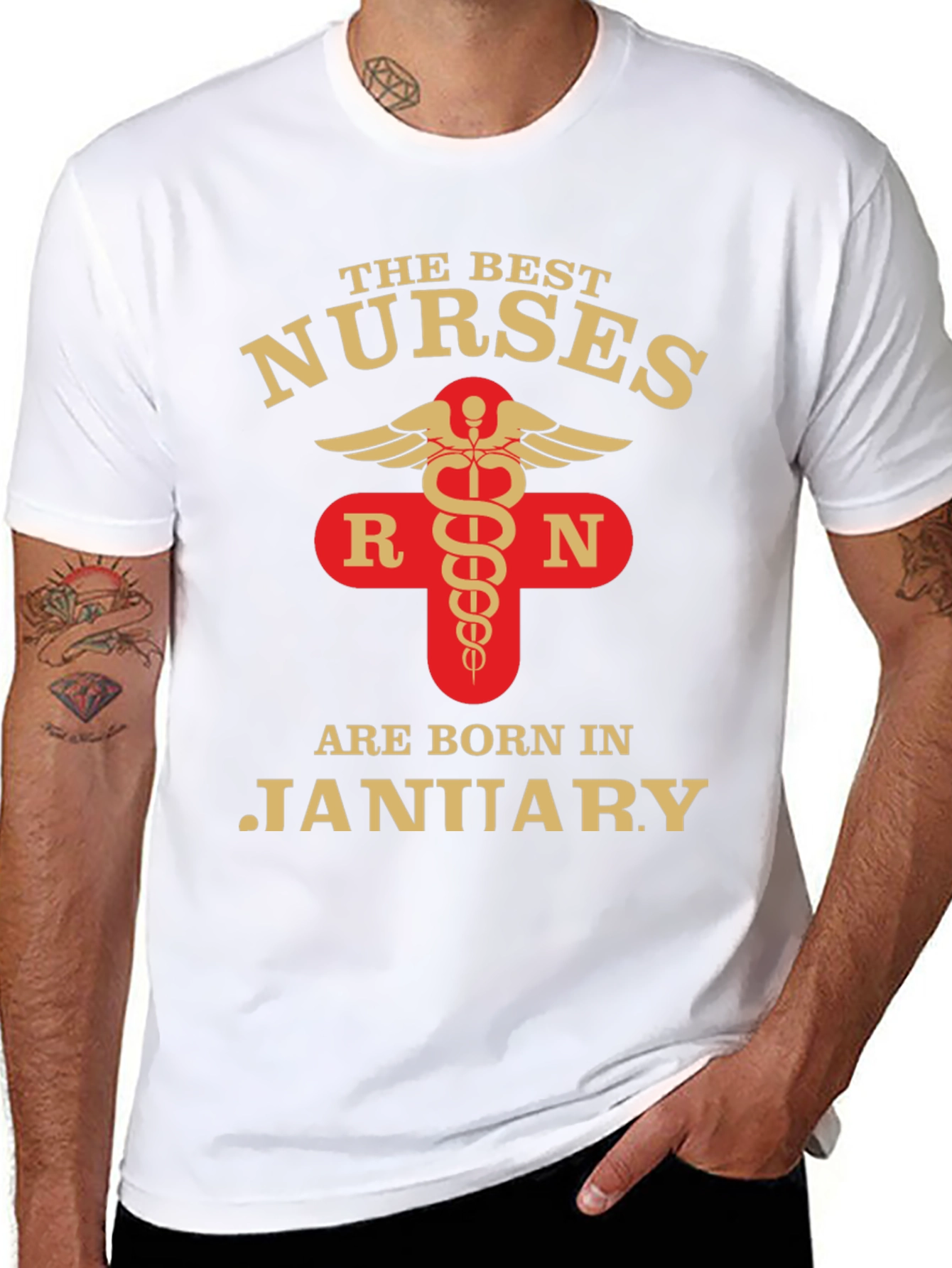 Best Nurses Born In January T-Shirt