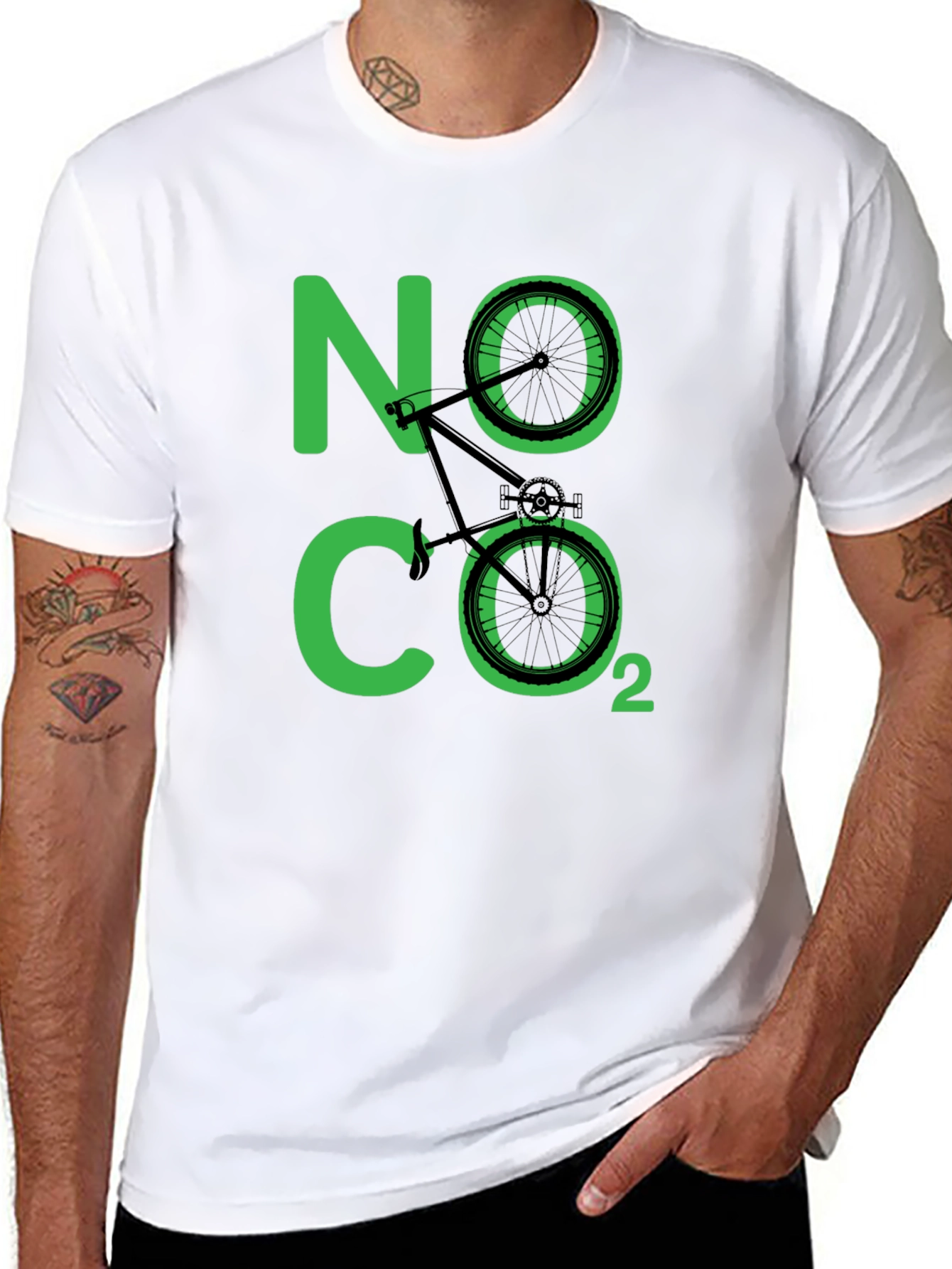 No CO2 Bike T-Shirt