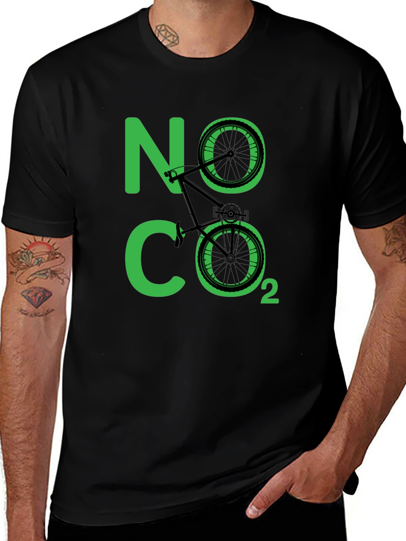 No CO2 Bike T-Shirt