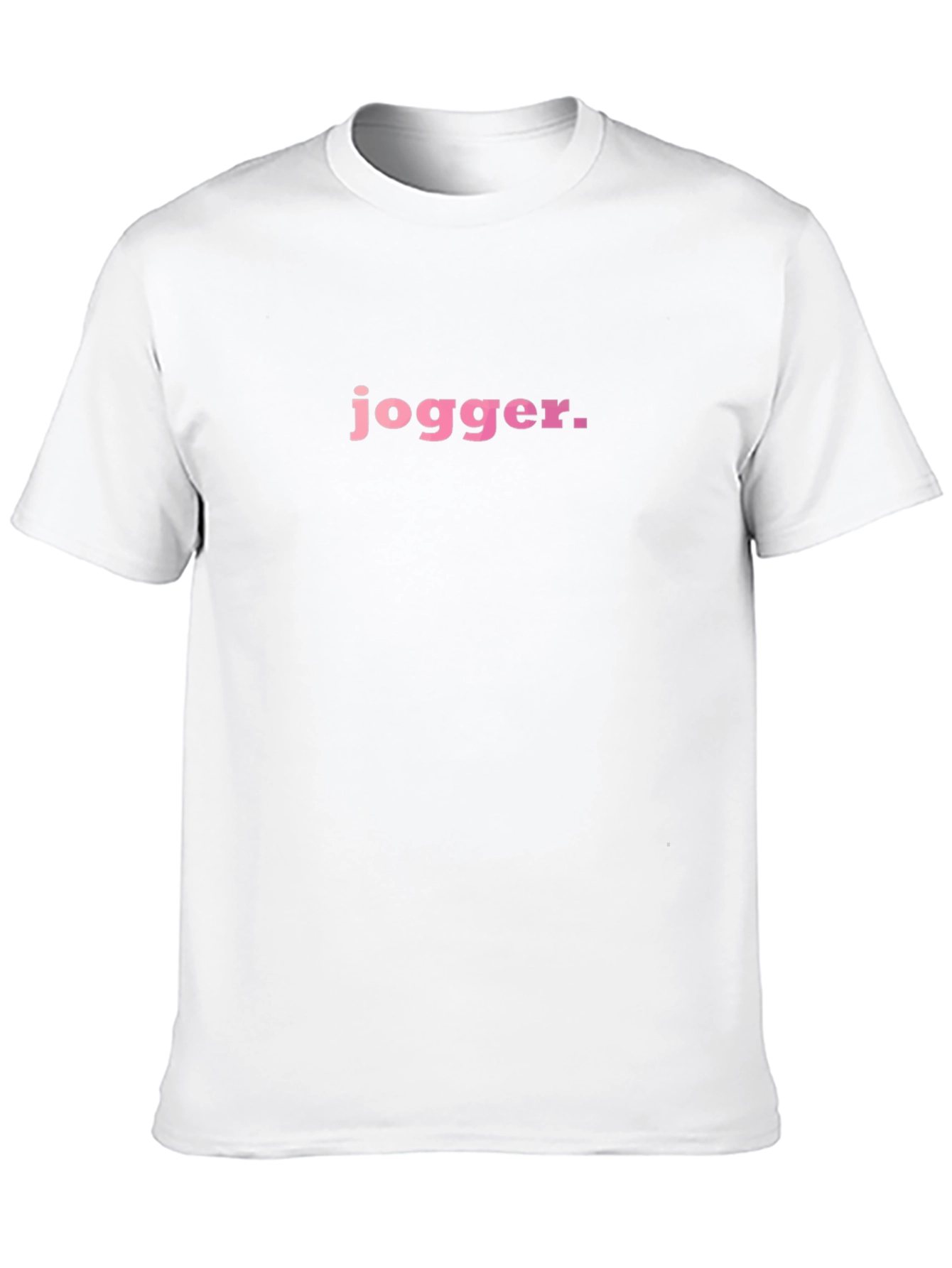 Jogger Graphic Tee - Black Casual T-Shirt
