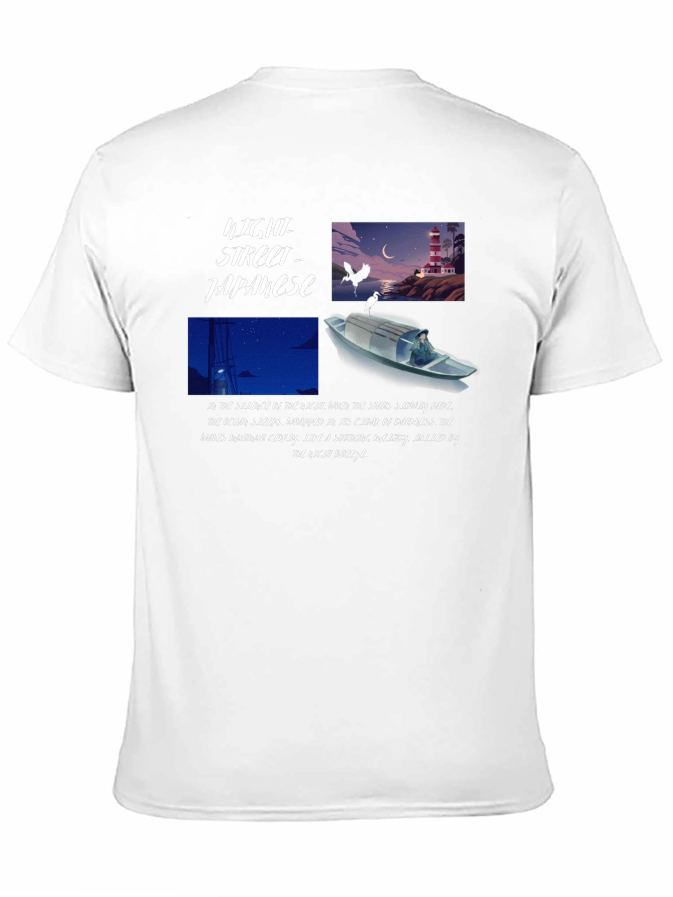 Japanese Light Street Graphic T-Shirt